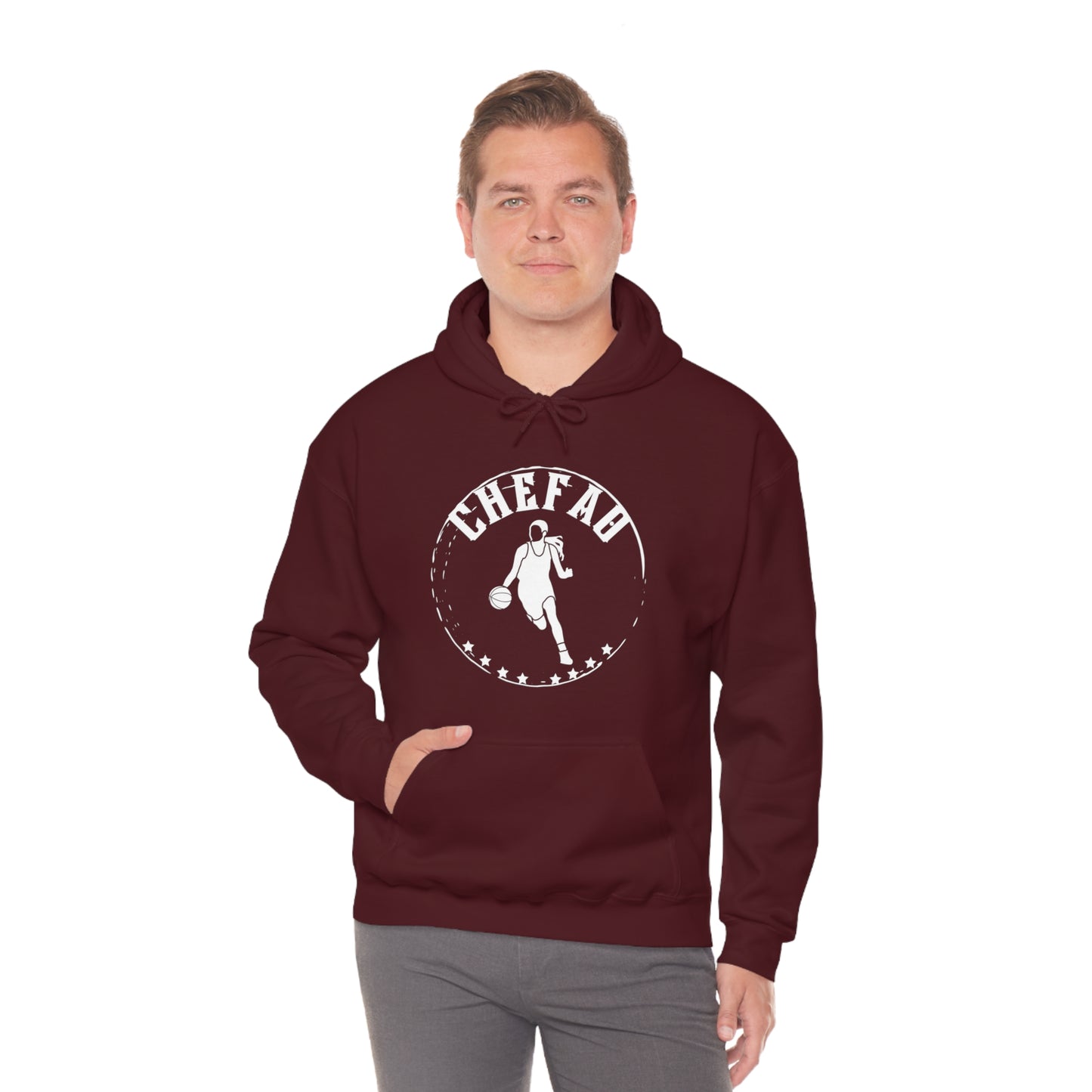 Chefao Basketball I, Unisex Heavy Blend Hooded Sweatshirt