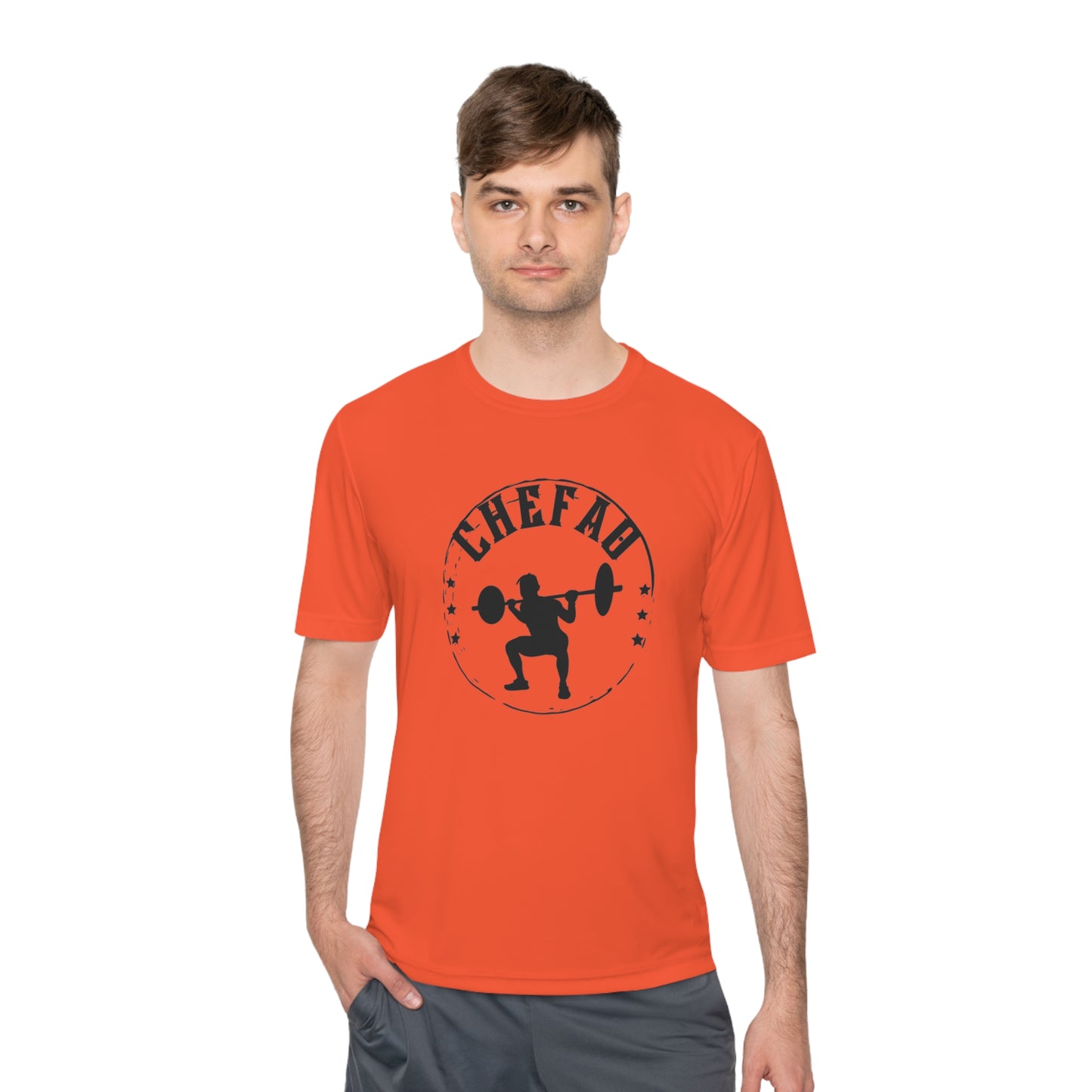 Chefao Weightlifting I, Unisex Moisture Wicking Tee