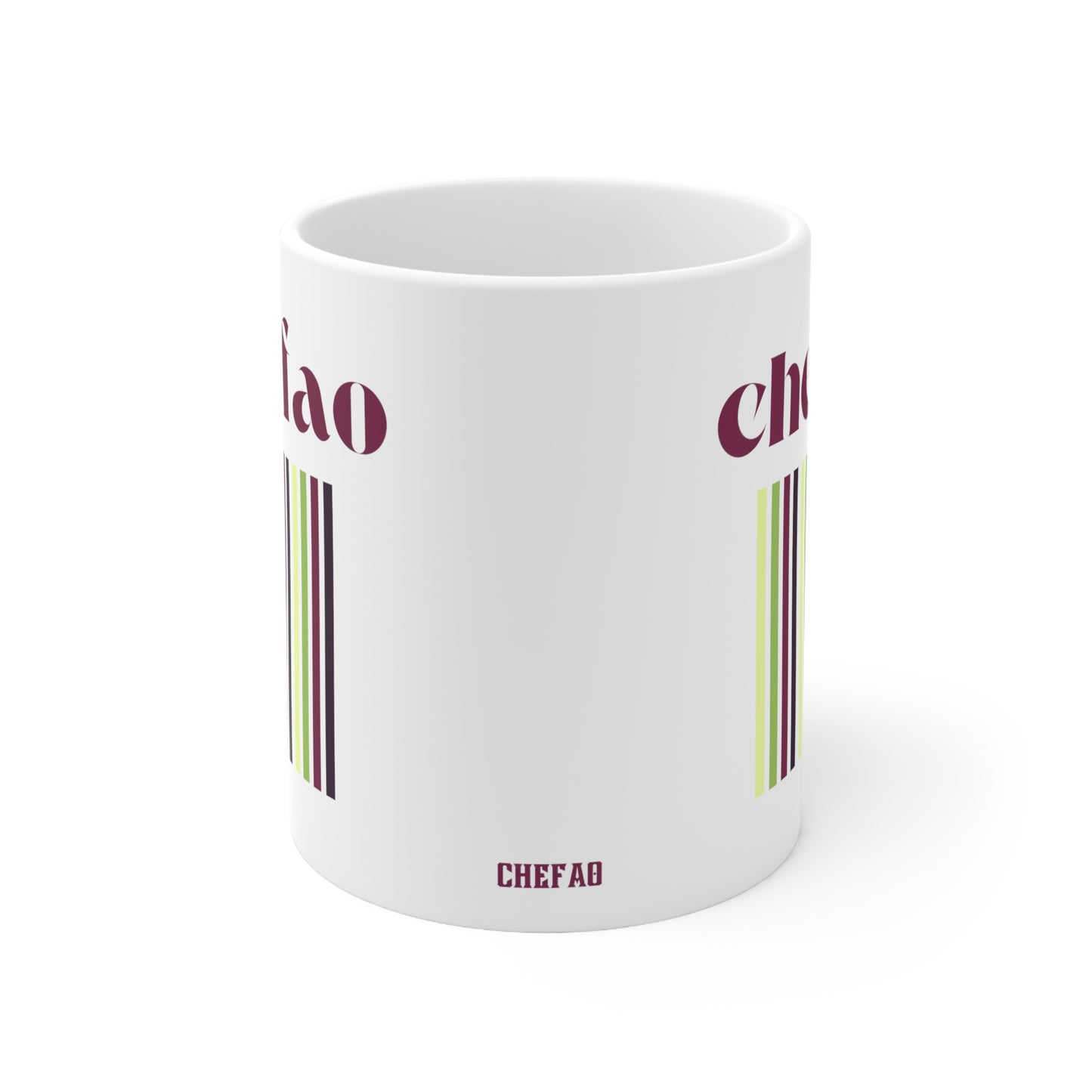 Chefao Retro I, White Coffee Mug, 11oz