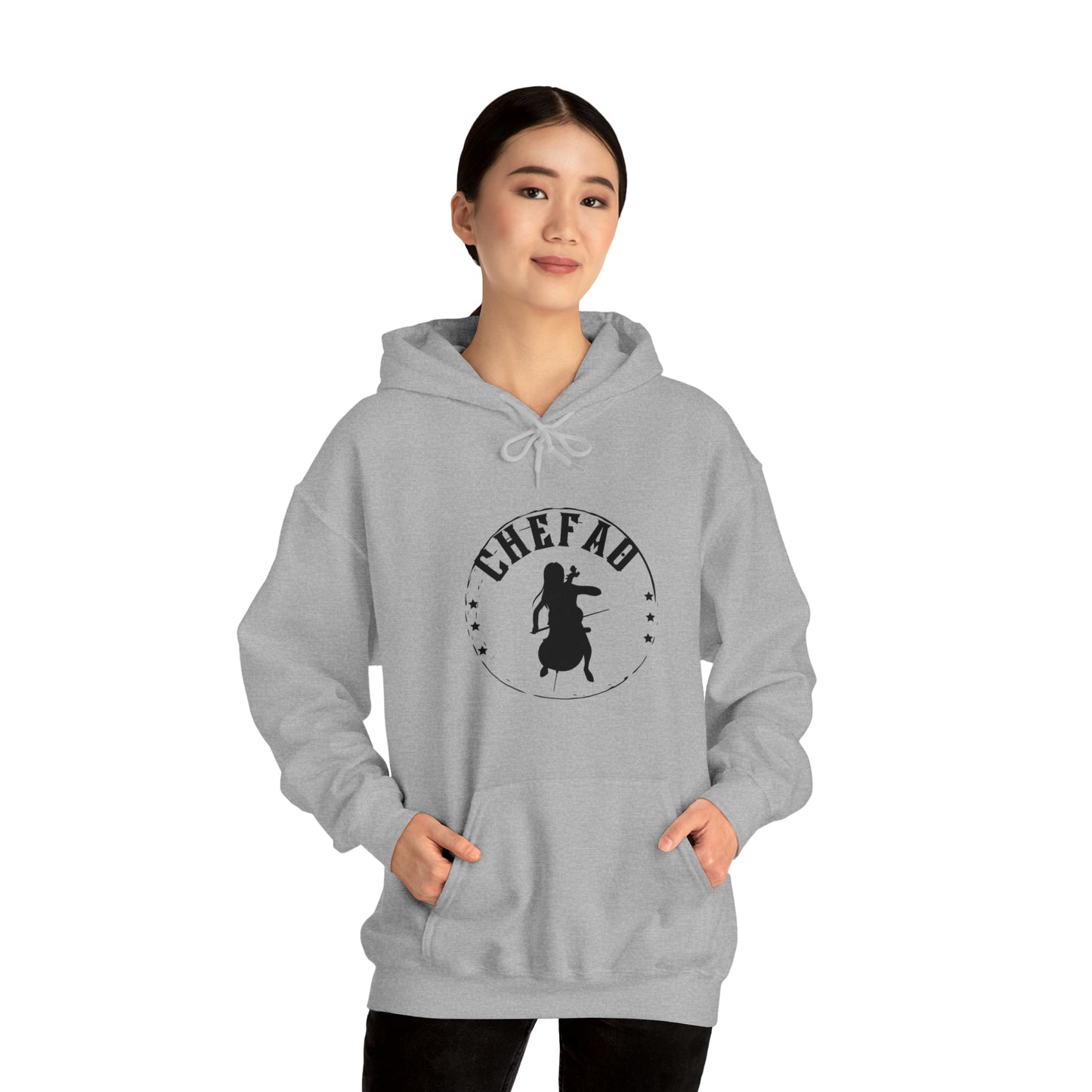 Chefao Cello I, Unisex Heavy Blend Hooded Sweatshirt