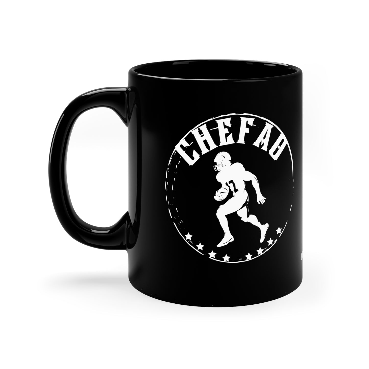 Chefao Football II, Black Coffee Mug, 11oz