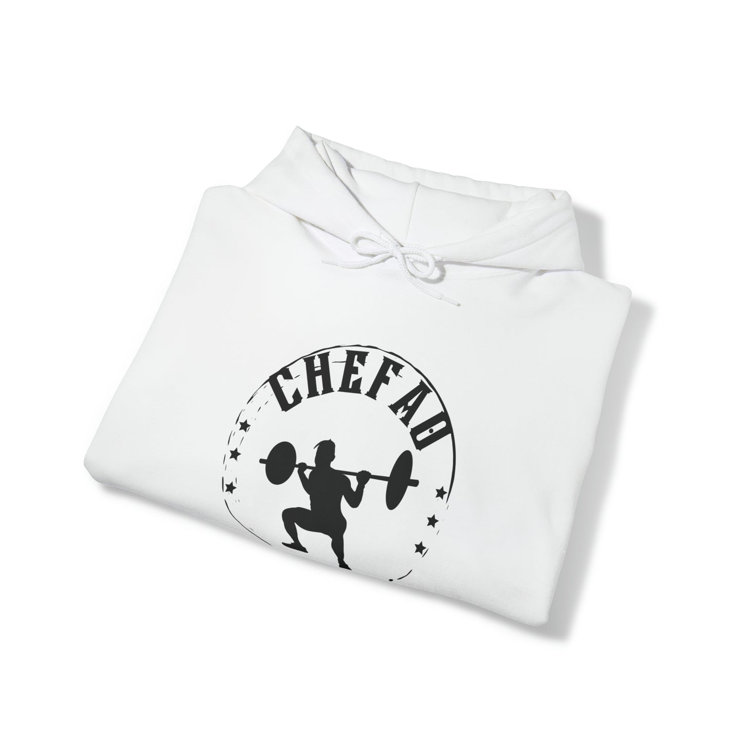 Chefao Weightlifting I, Unisex Heavy Blend Hooded Sweatshirt