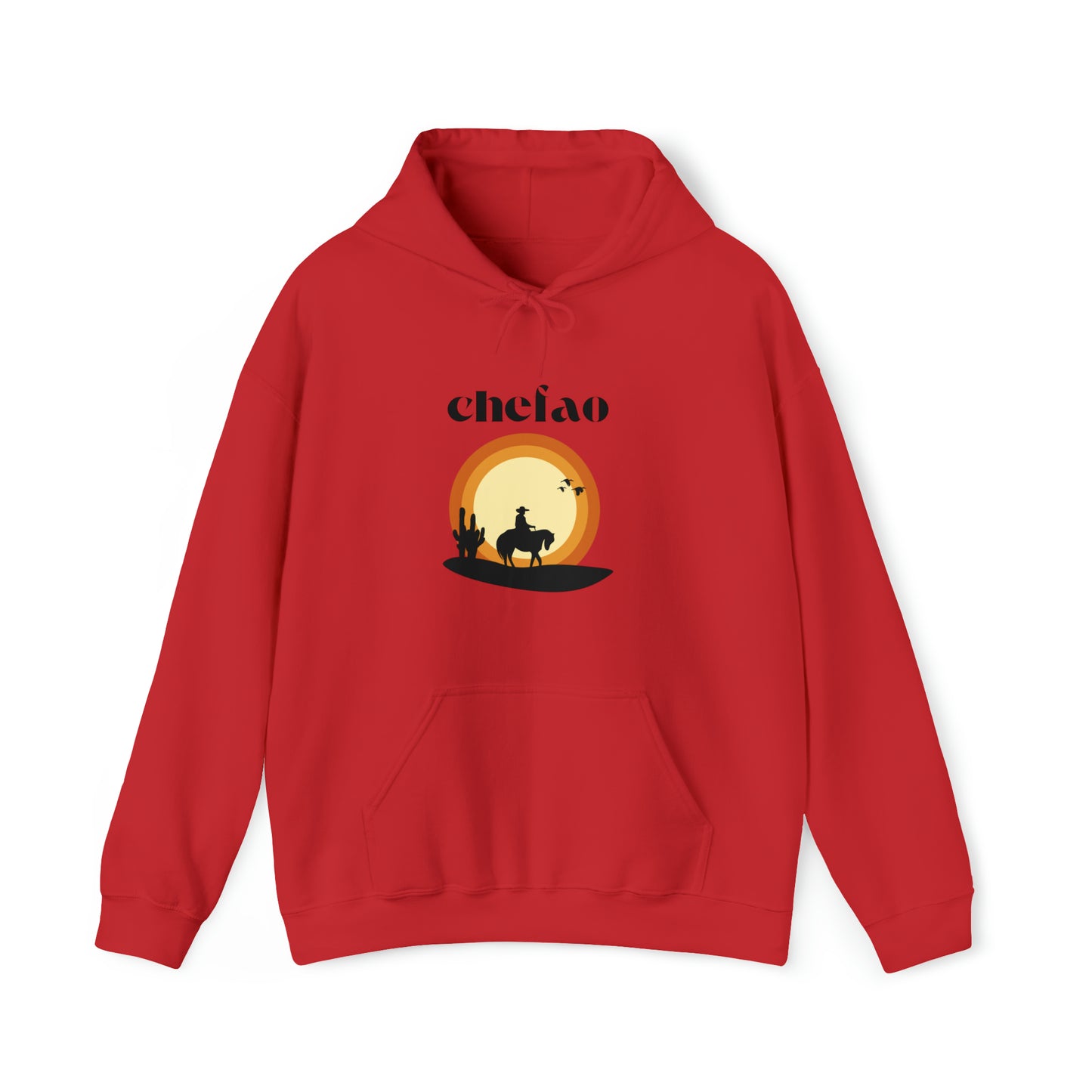 Chefao Cowboy VI, Unisex Heavy Blend Hooded Sweatshirt