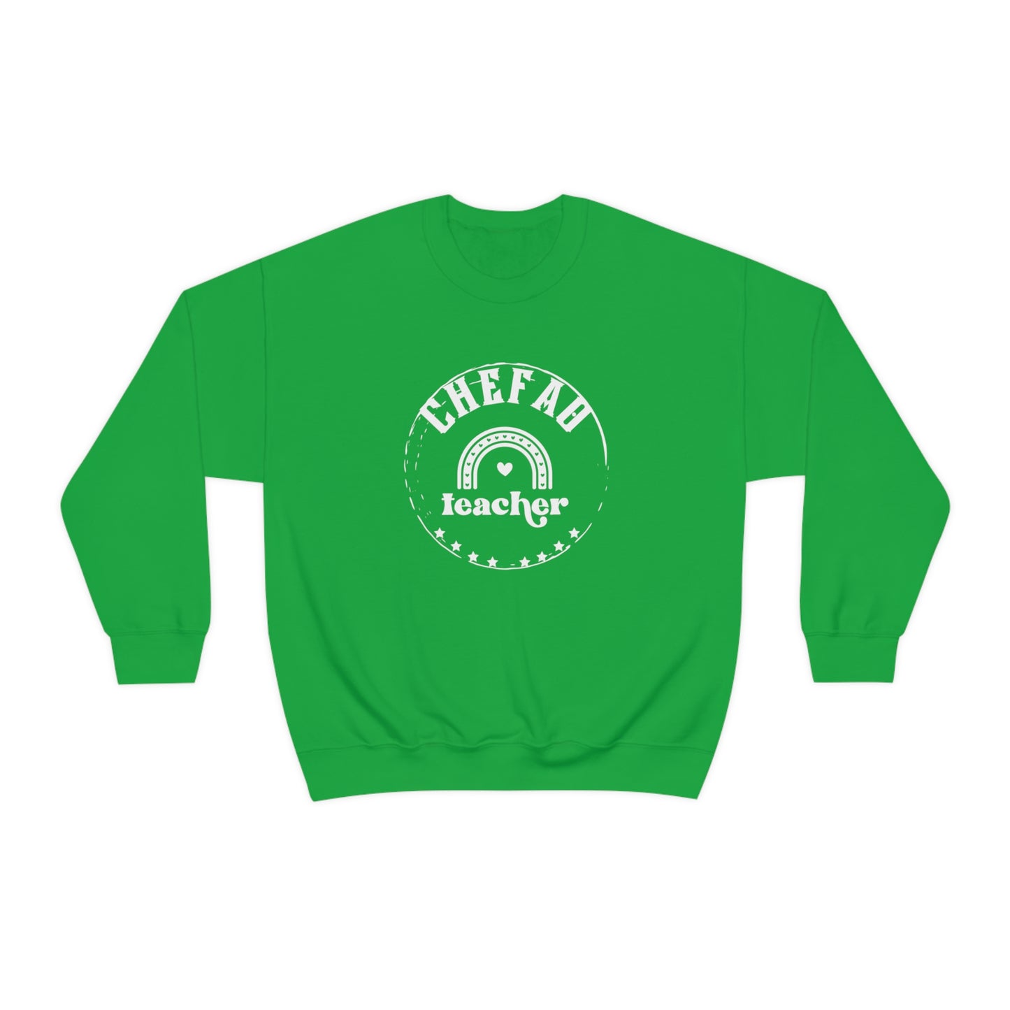 Chefao Teacher III, Unisex Heavy Blend Crewneck Sweatshirt