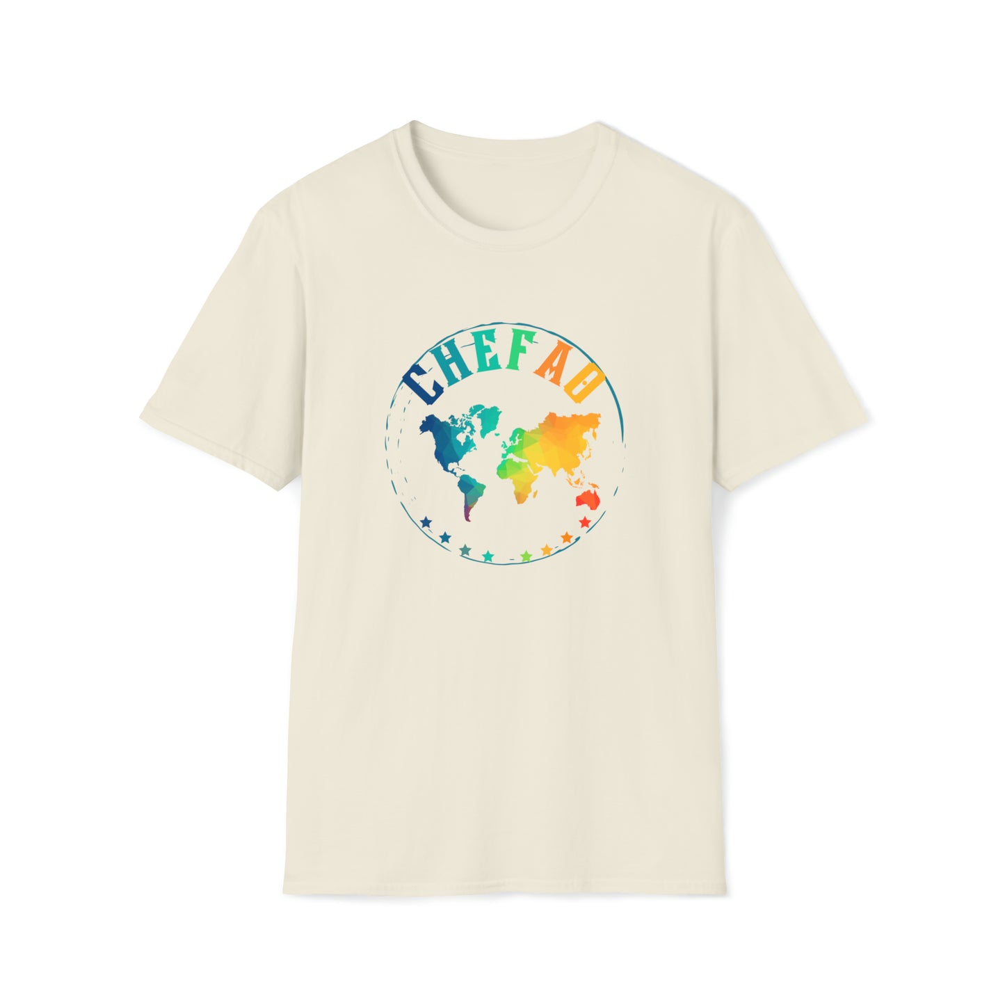 Chefao World I, Unisex Softstyle T-Shirt