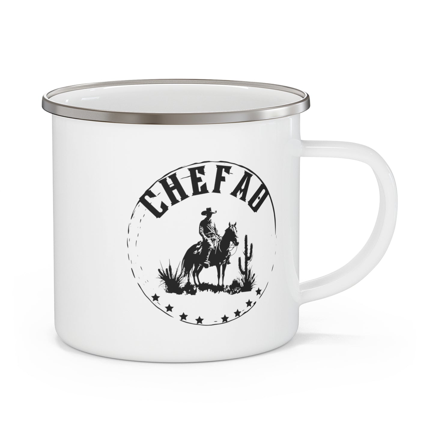 Chefao Cowboy I, Enamel Camping Mug