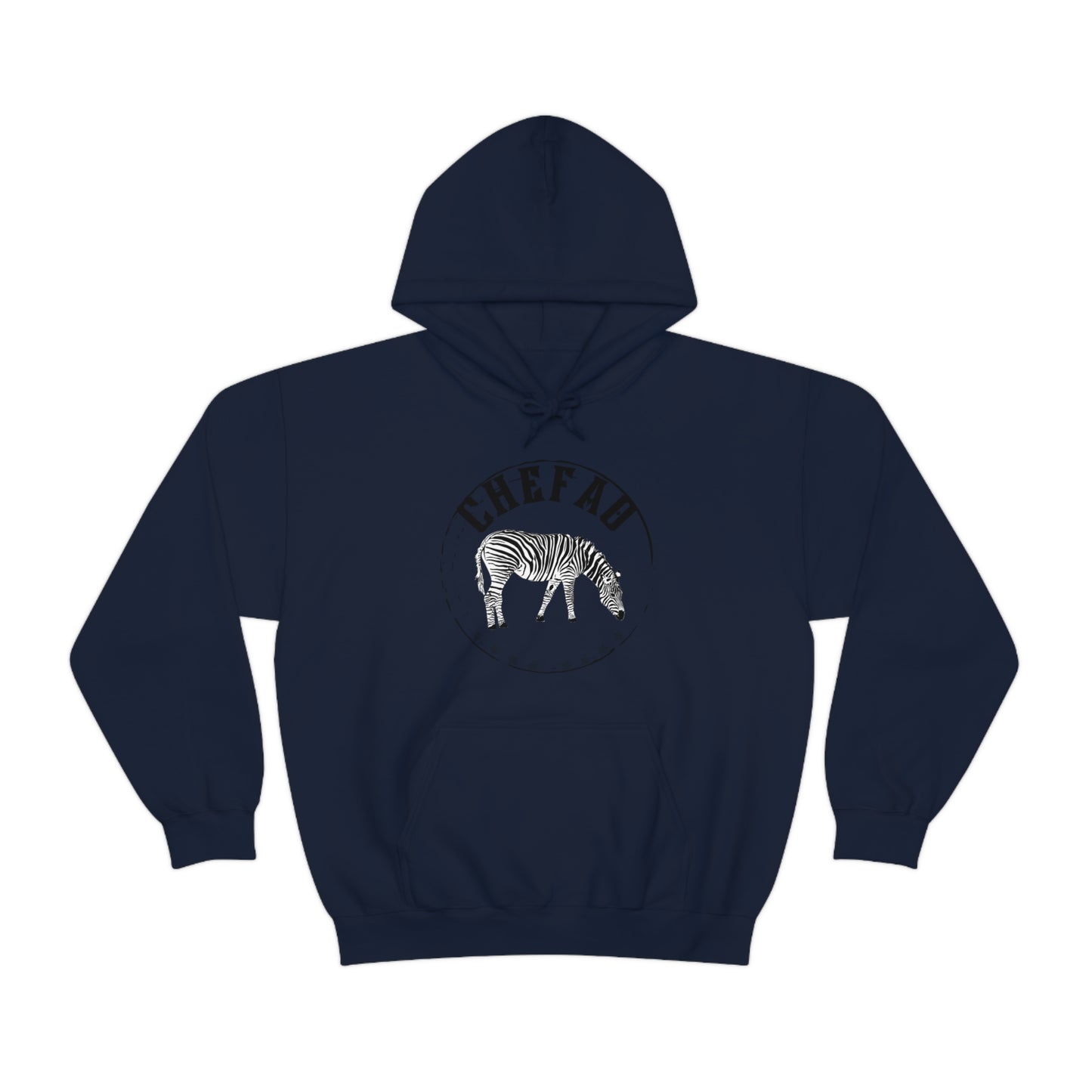 Chefao Zebra I, Unisex Heavy Blend Hooded Sweatshirt