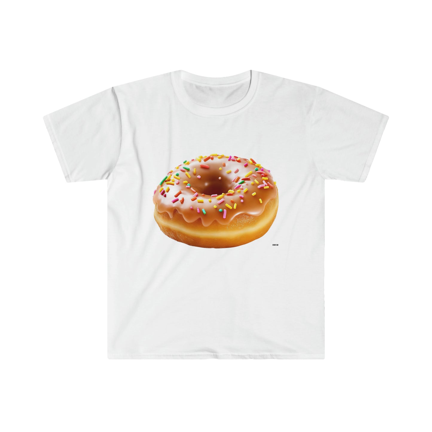 Sprinkled Donut, Unisex Softstyle T-Shirt