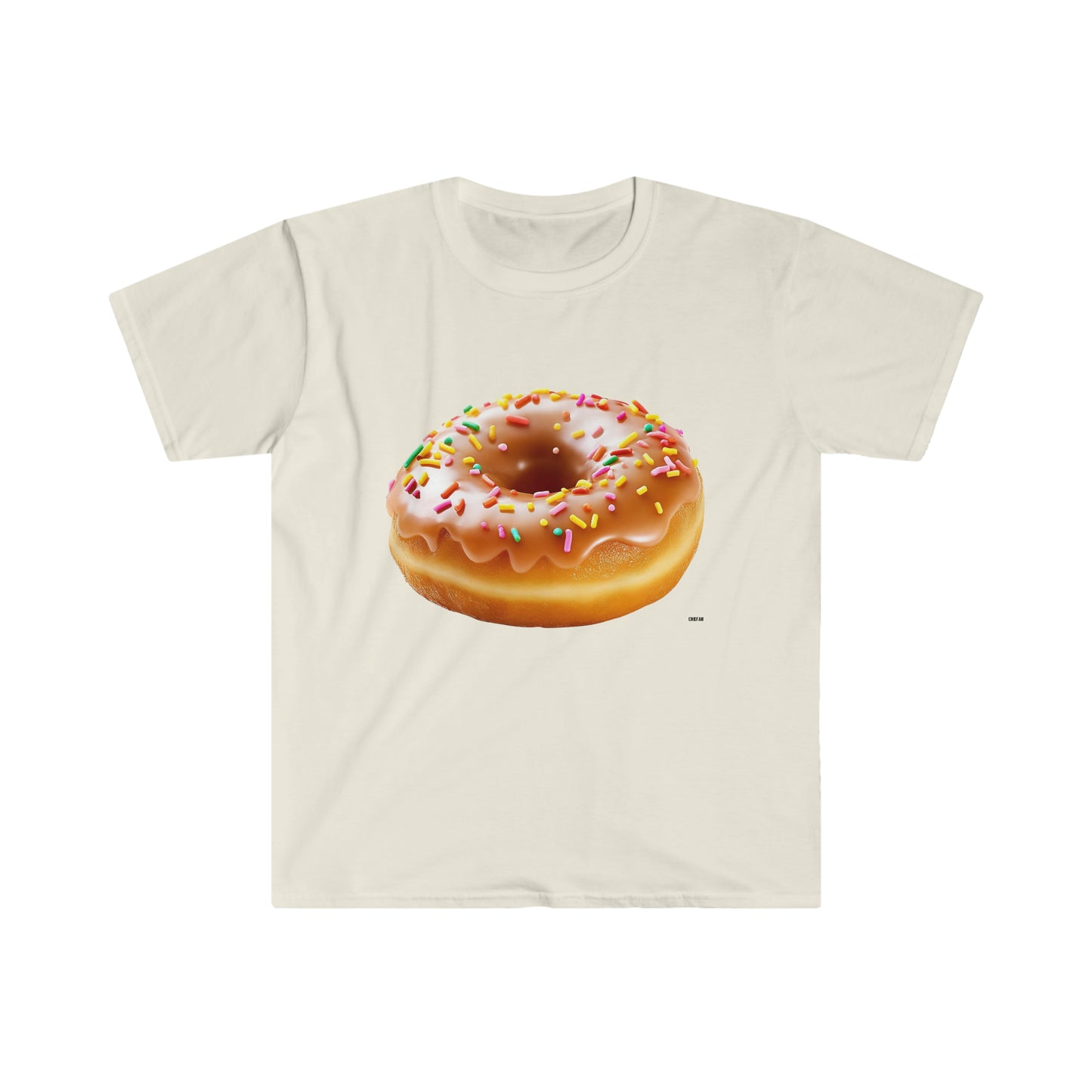 Sprinkled Donut, Unisex Softstyle T-Shirt