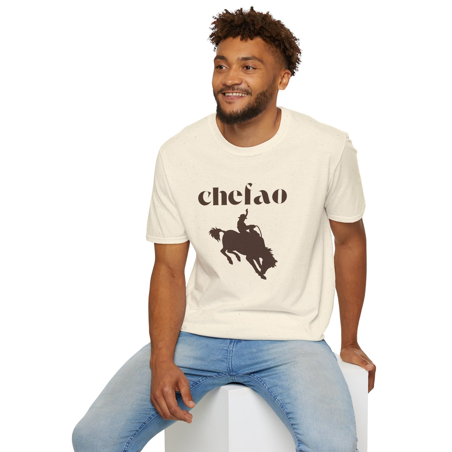 Chefao Cowboy X, Unisex Softstyle T-Shirt