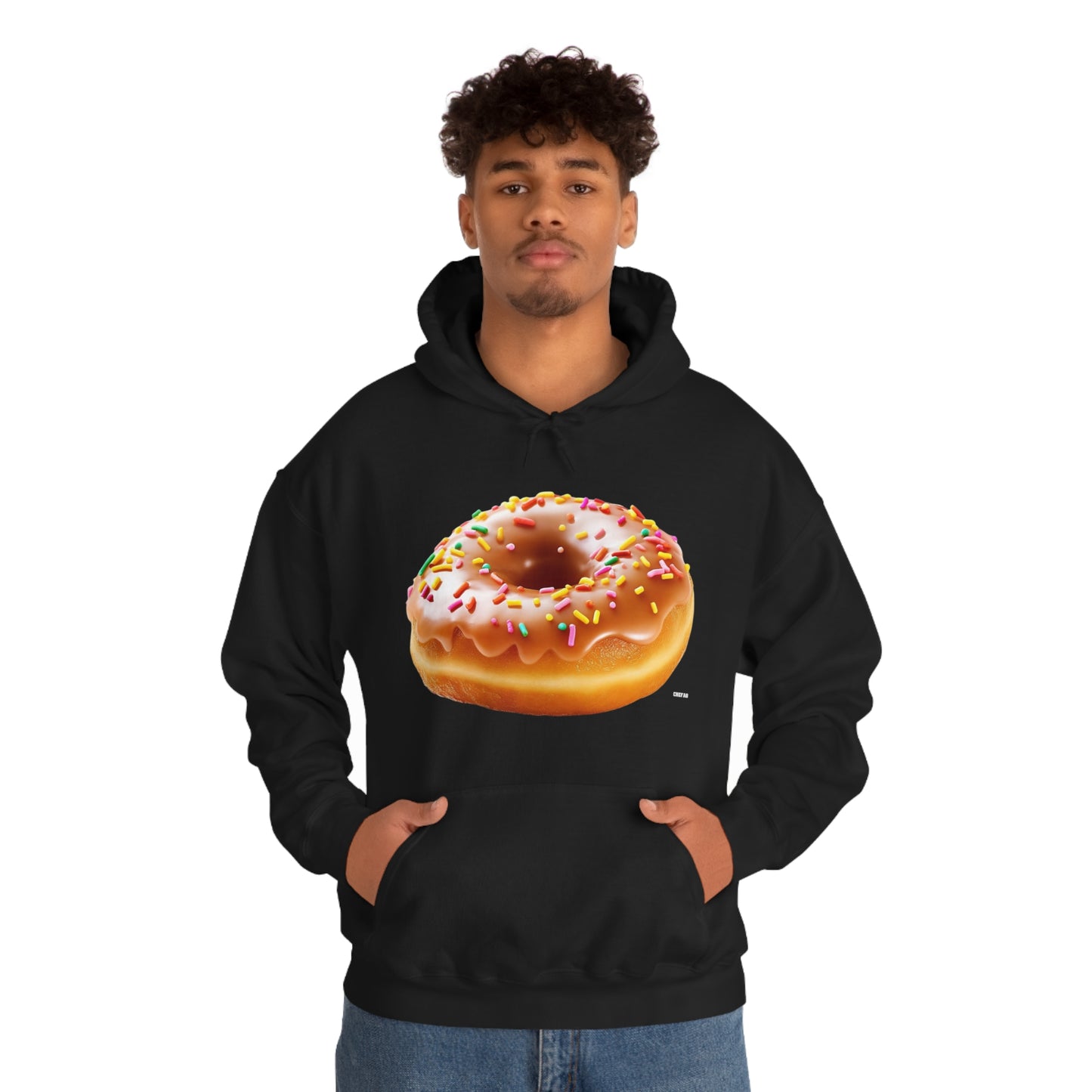 Sprinkled Donut, Unisex Heavy Blend Hooded Sweatshirt