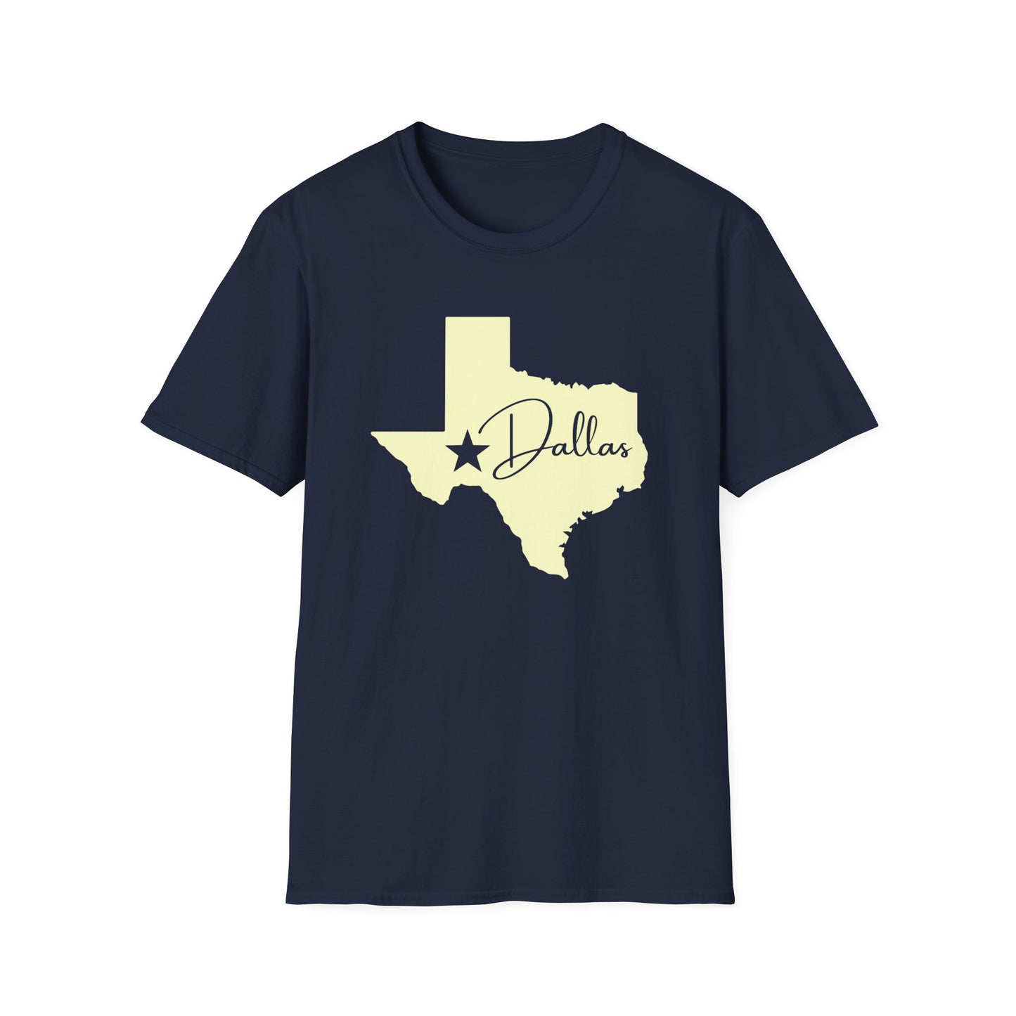 Chefao Dallas, Texas I, Unisex Softstyle T-Shirt