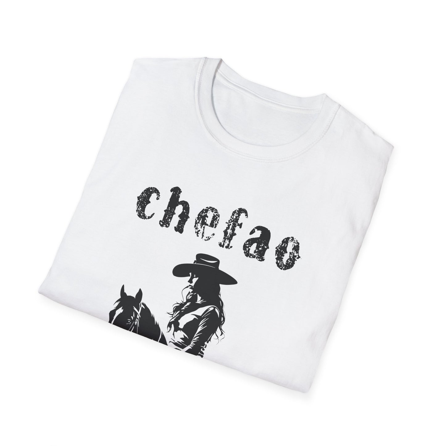 Chefao Cowgirl VIII, Unisex Softstyle T-Shirt