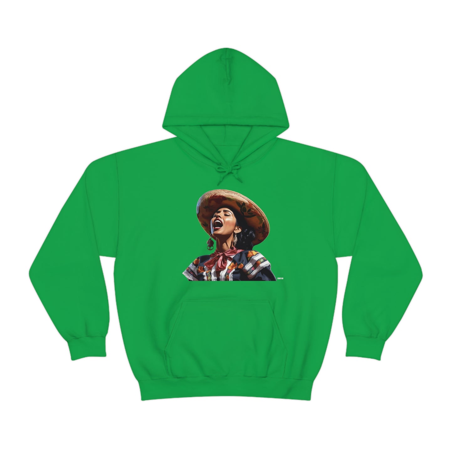 Mariachi Woman, Unisex Heavy Blend Hooded Sweatshirt