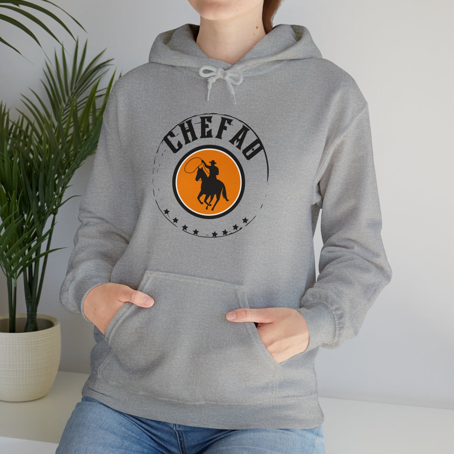 Chefao Cowboy II, Unisex Heavy Blend Hooded Sweatshirt