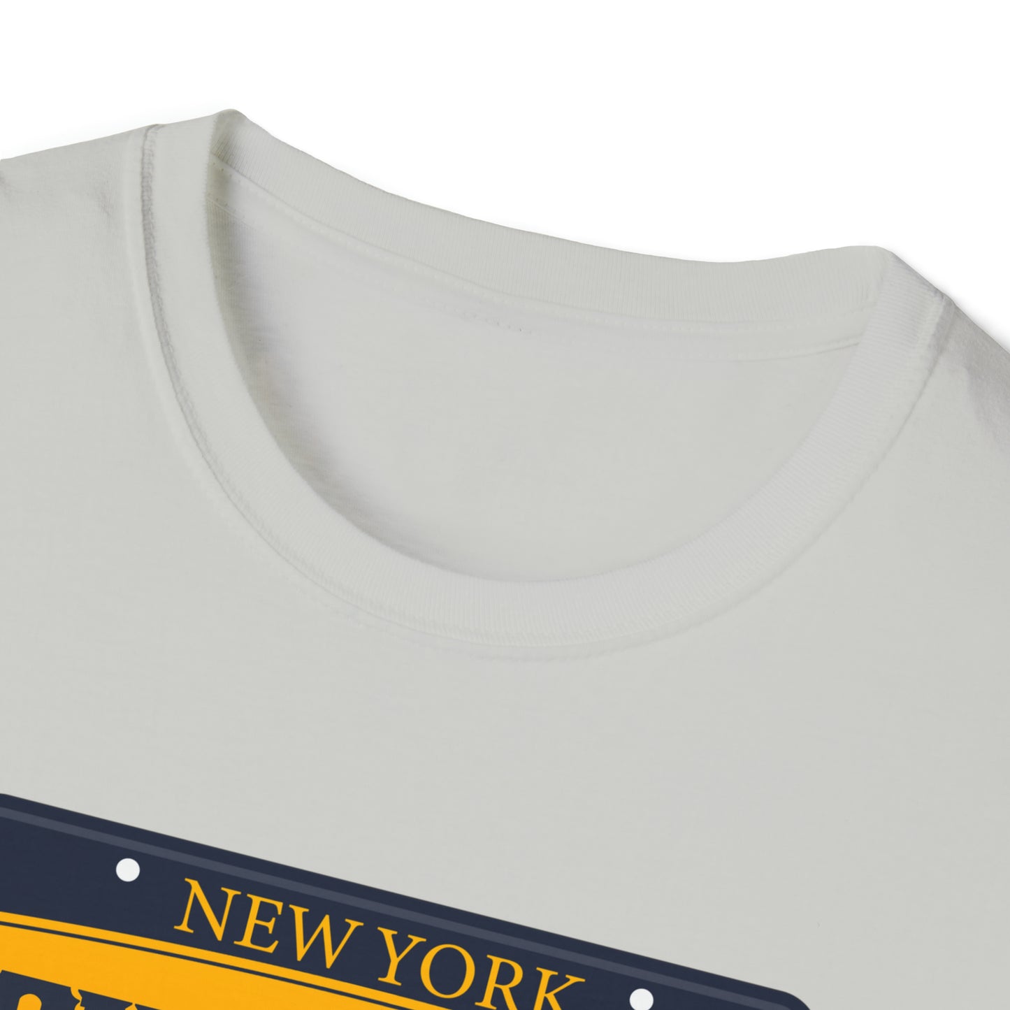 Chefao New York License Plate I, Unisex Softstyle T-Shirt