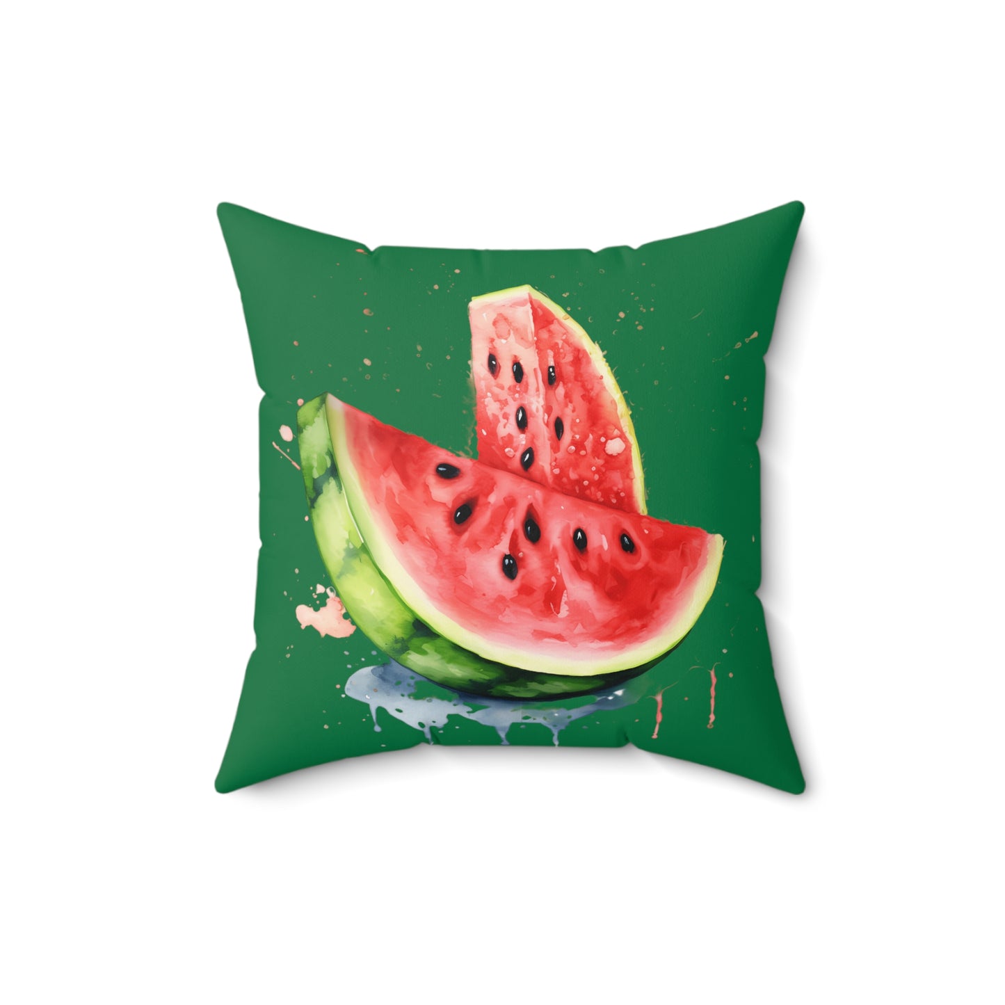 Watermelon, Spun Polyester Square Pillow