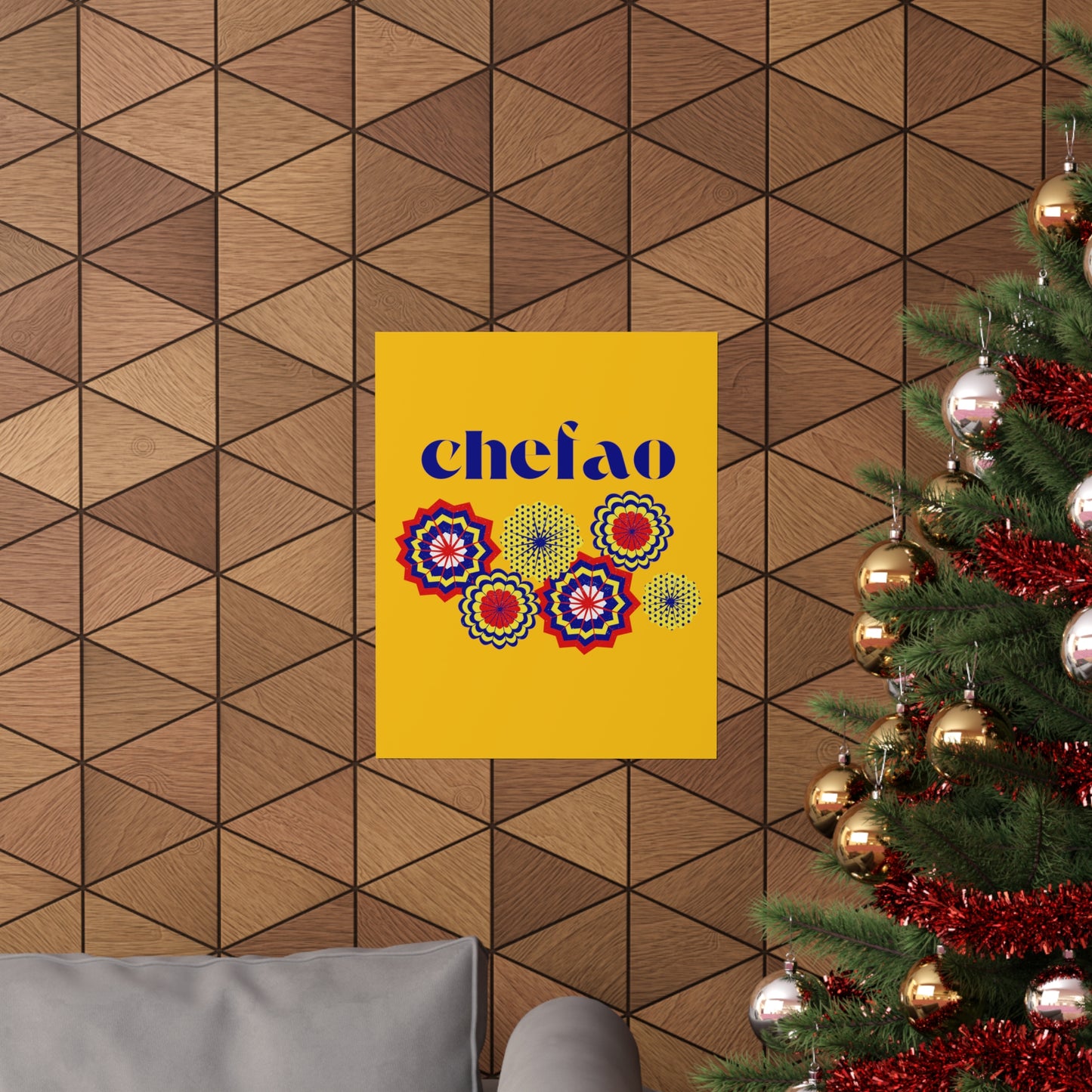 Chefao Paper Fans I, Premium Matte Vertical Posters