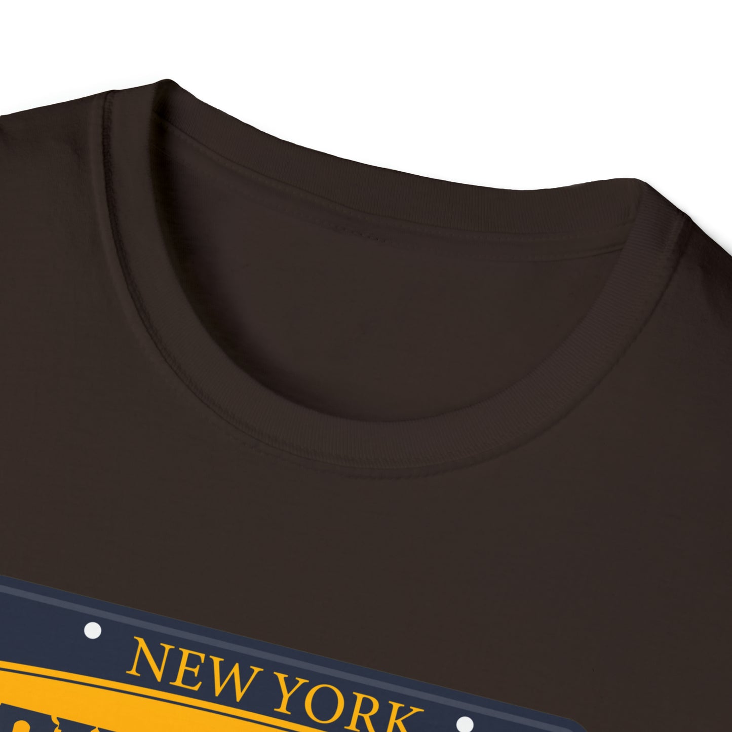 Chefao New York License Plate I, Unisex Softstyle T-Shirt