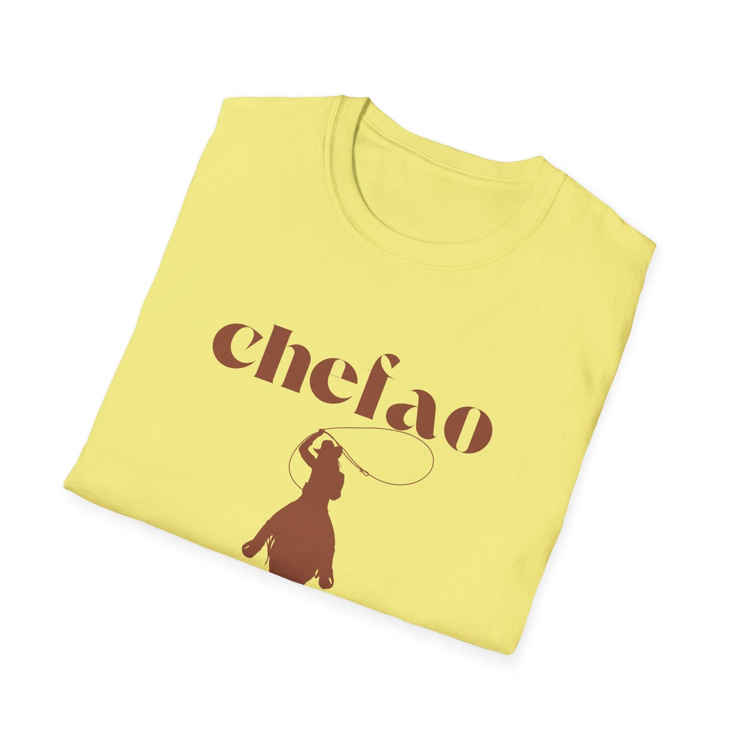 Chefao Cowgirl II, Unisex Softstyle T-Shirt