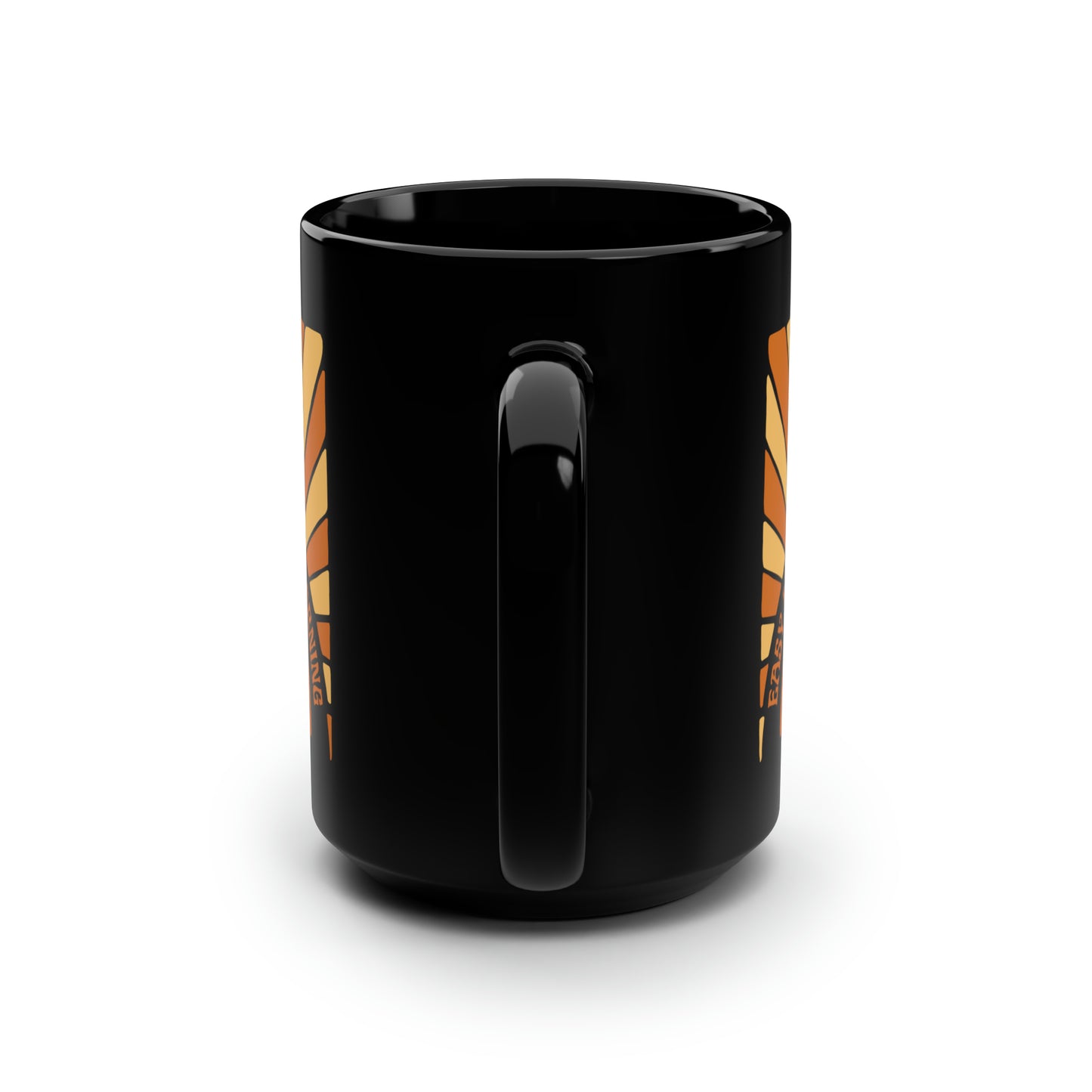 Easy Like Sunday Morning, Black Mug, 15oz