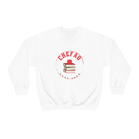 Chefao Teacher II, Unisex Heavy Blend Crewneck Sweatshirt
