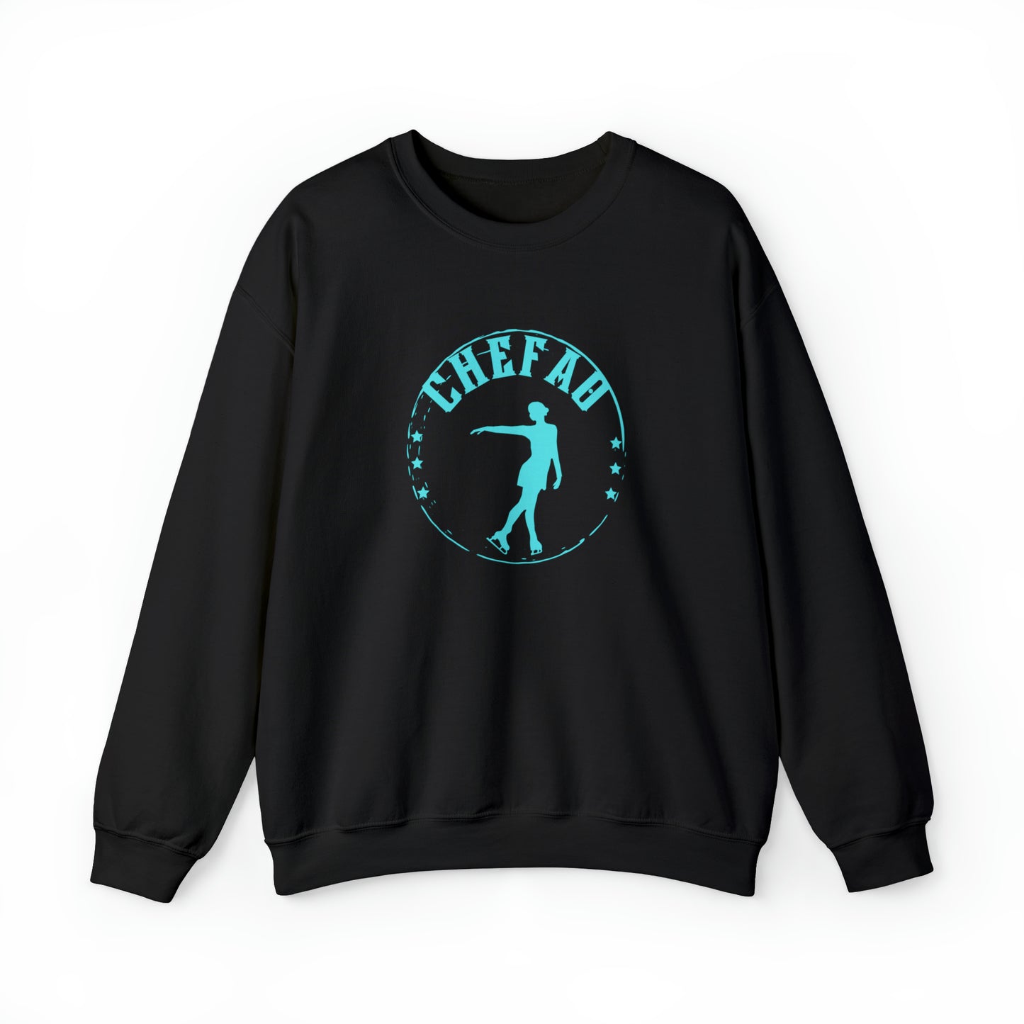 Chefao Ice Skating I, Unisex Heavy Blend Crewneck Sweatshirt