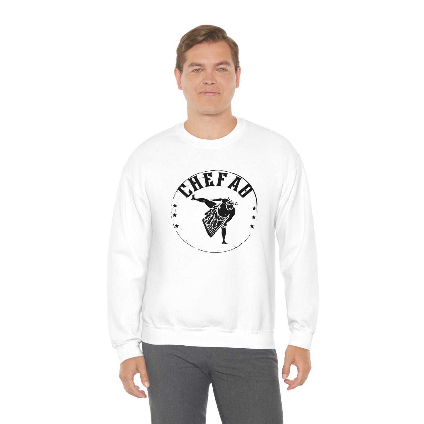 Chefao Sumo I, Unisex Heavy Blend Crewneck Sweatshirt