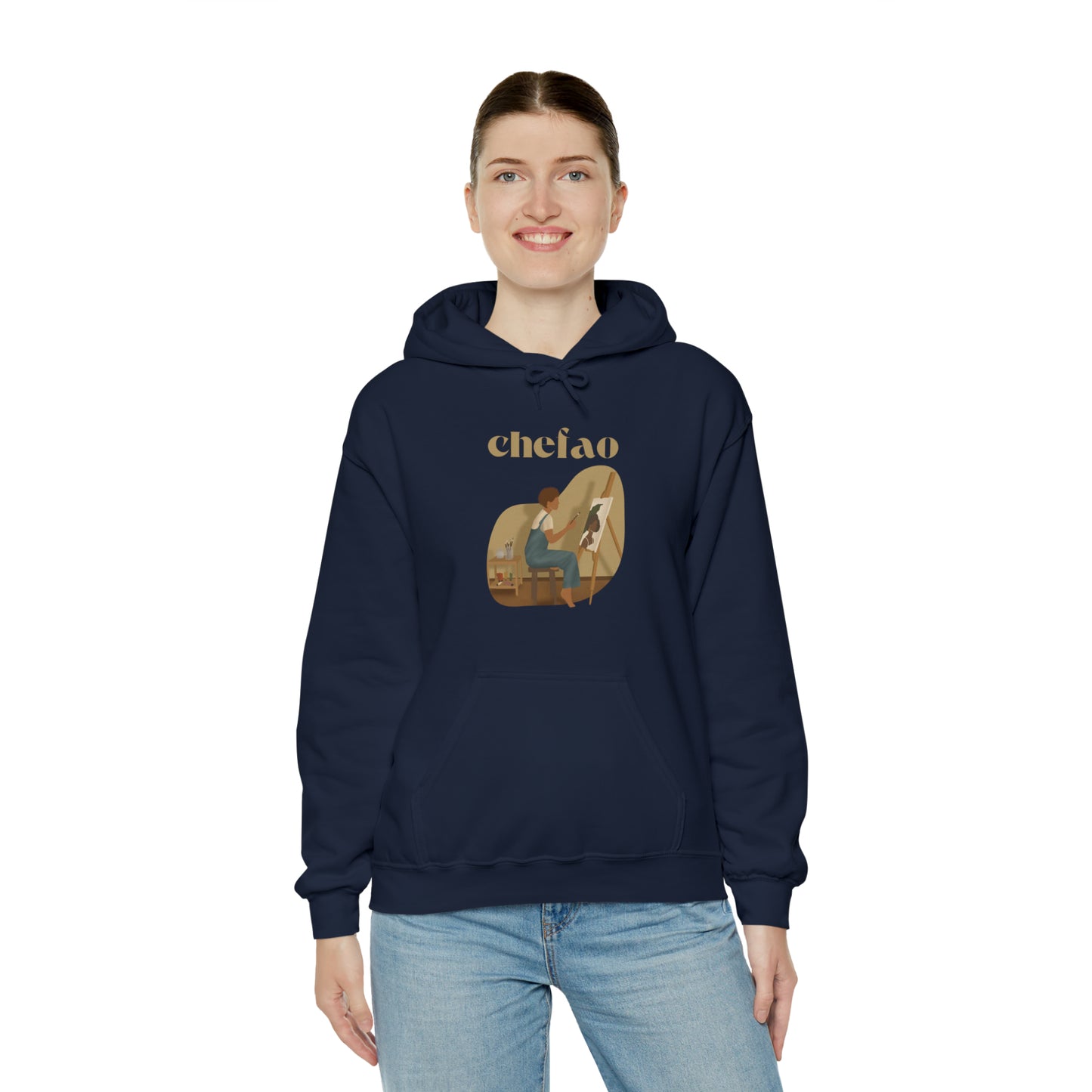 Chefao Artist I, Unisex Heavy Blend™ Hooded Sweatshirt