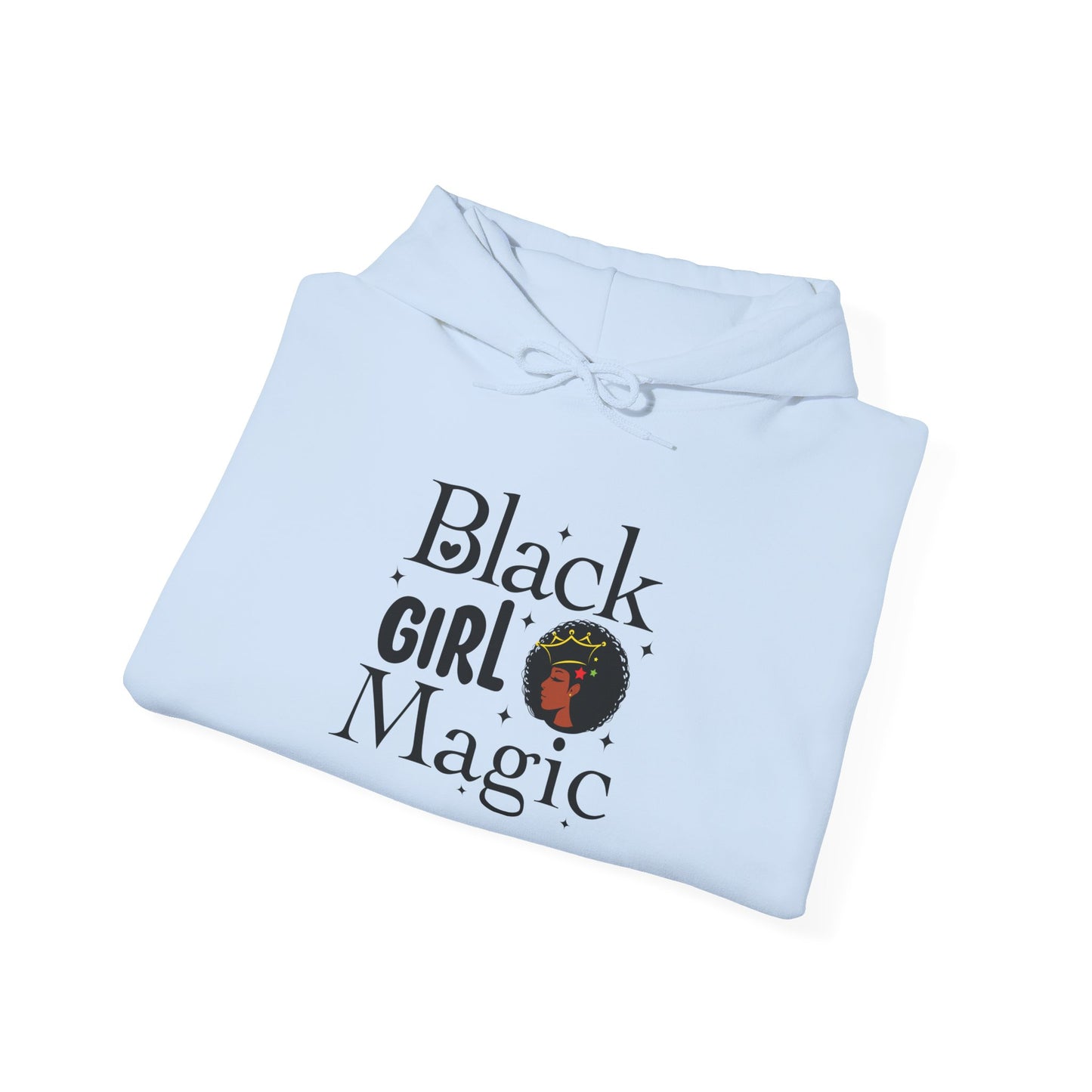 Chefao Black Girl Magic I , Unisex Heavy Blend™ Hooded Sweatshirt