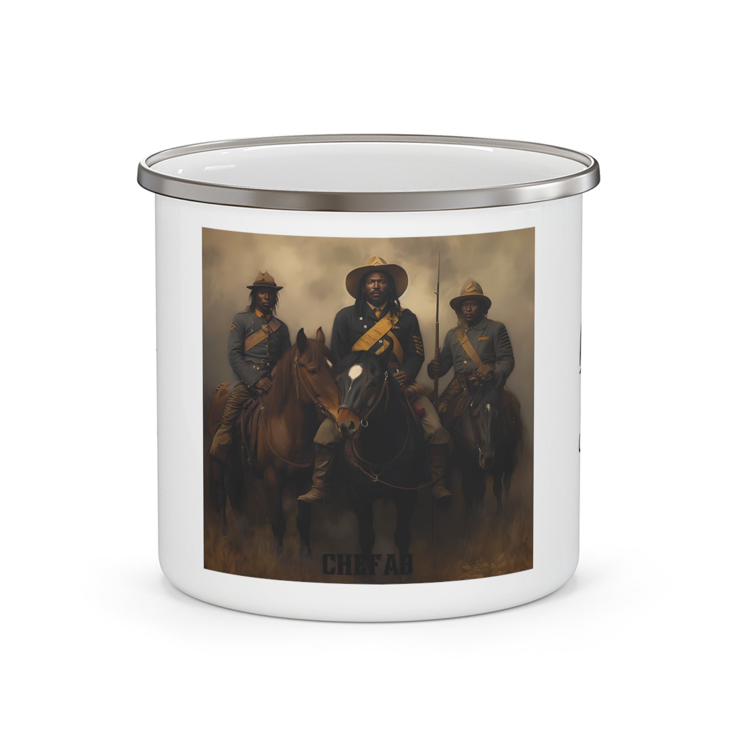 Buffalo Soldiers, Enamel Camping Mug