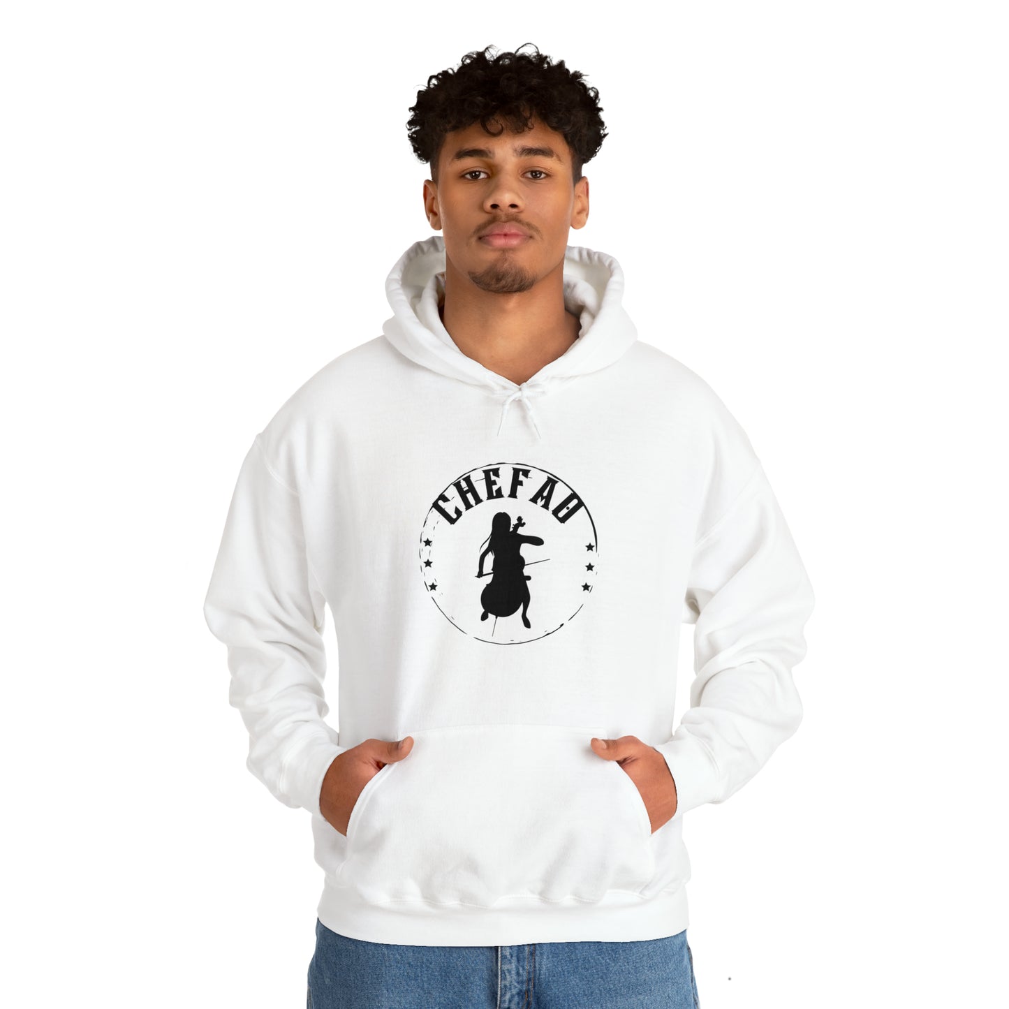 Chefao Cello I, Unisex Heavy Blend Hooded Sweatshirt