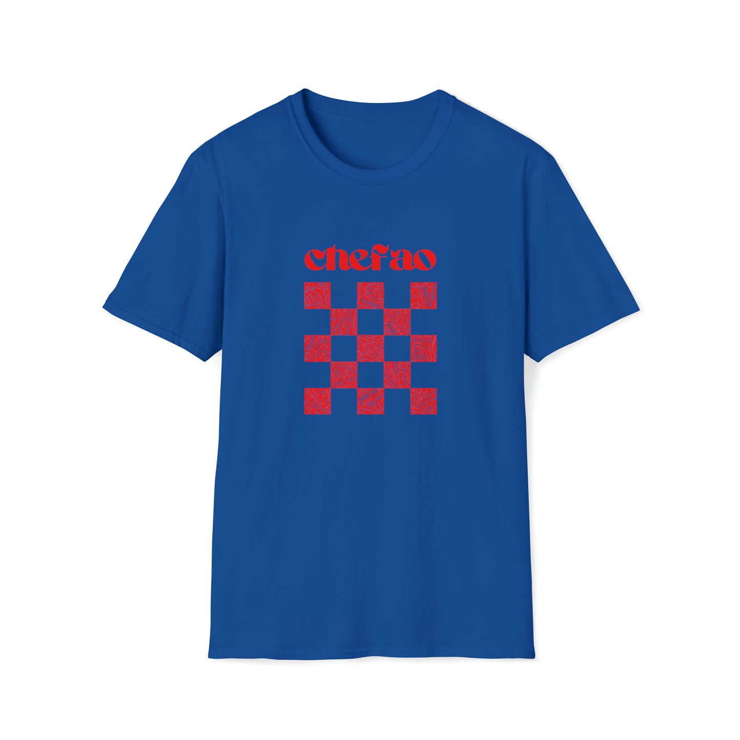 Chefao Checkered I, Unisex Softstyle T-Shirt