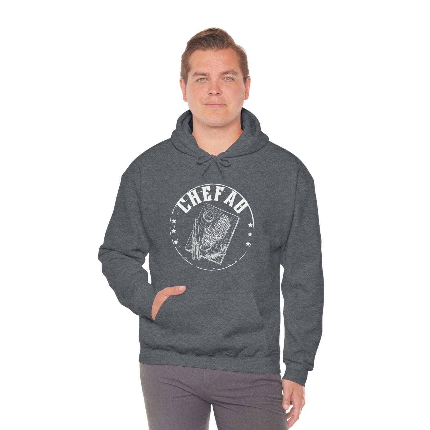 Chefao Barbque, Unisex Heavy Blend Hooded Sweatshirt