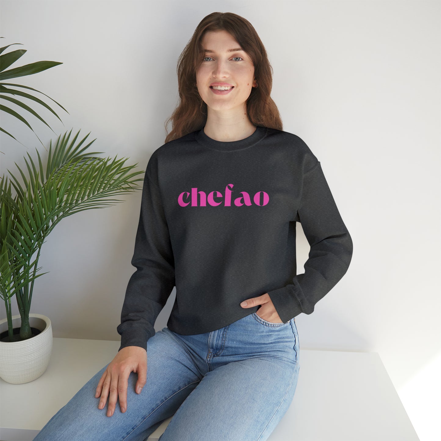 Chefao II, Unisex Heavy Blend Crewneck Sweatshirt