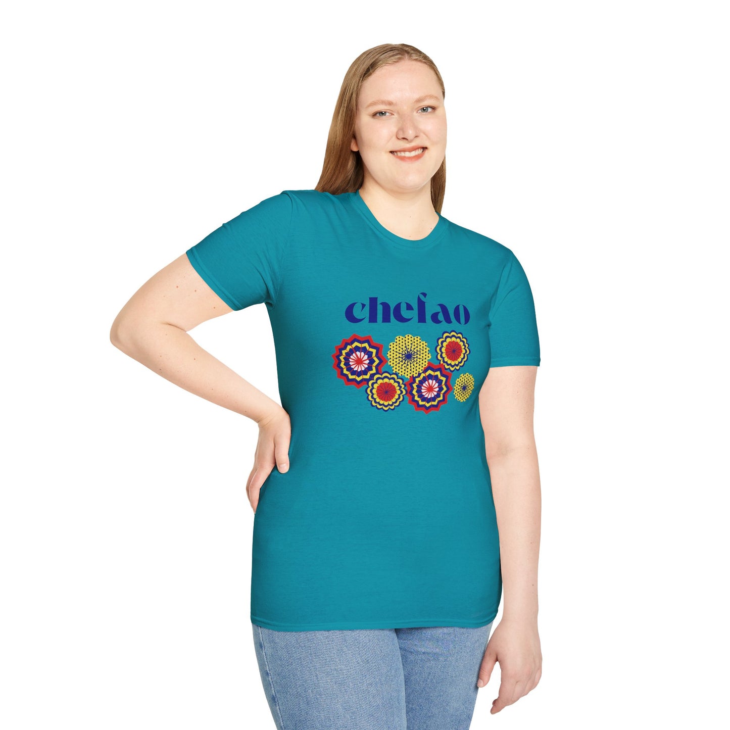 Chefao Paper Fans I, Unisex Softstyle T-Shirt