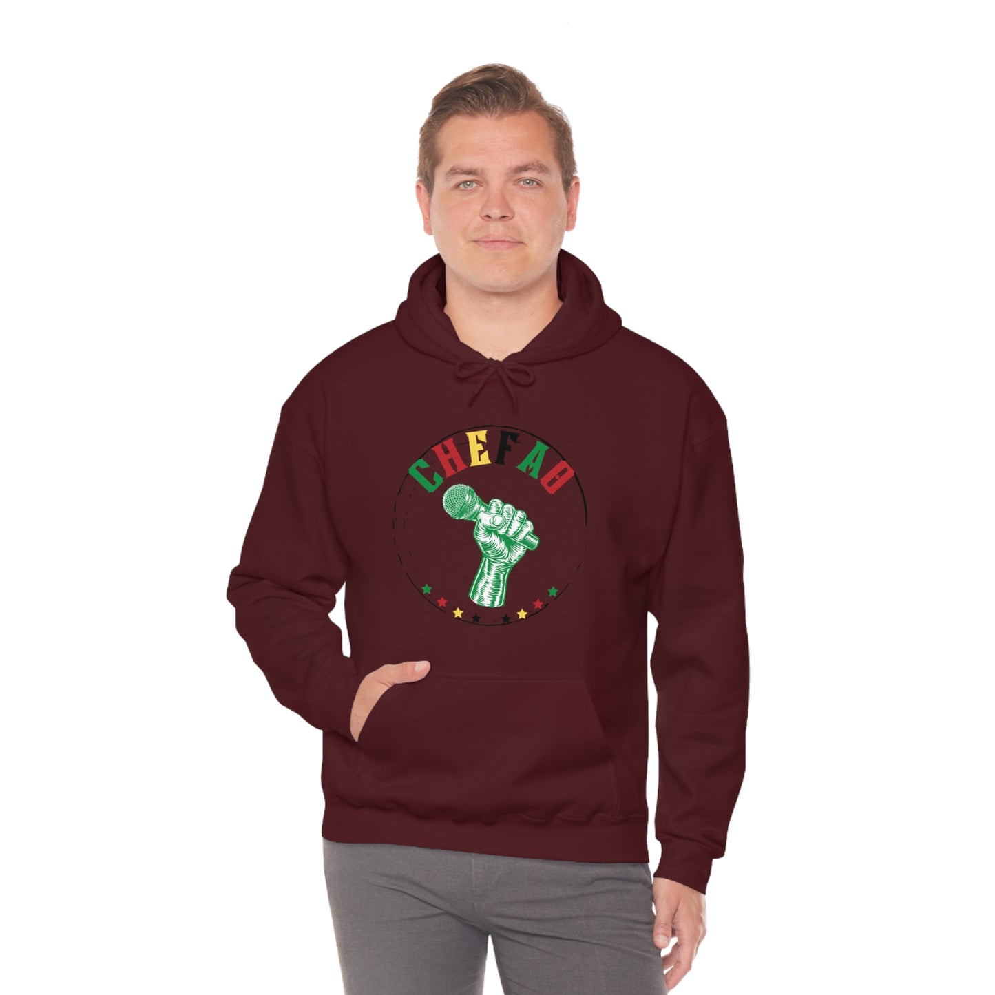 Chefao Voice II, Unisex Heavy Blend Hooded Sweatshirt