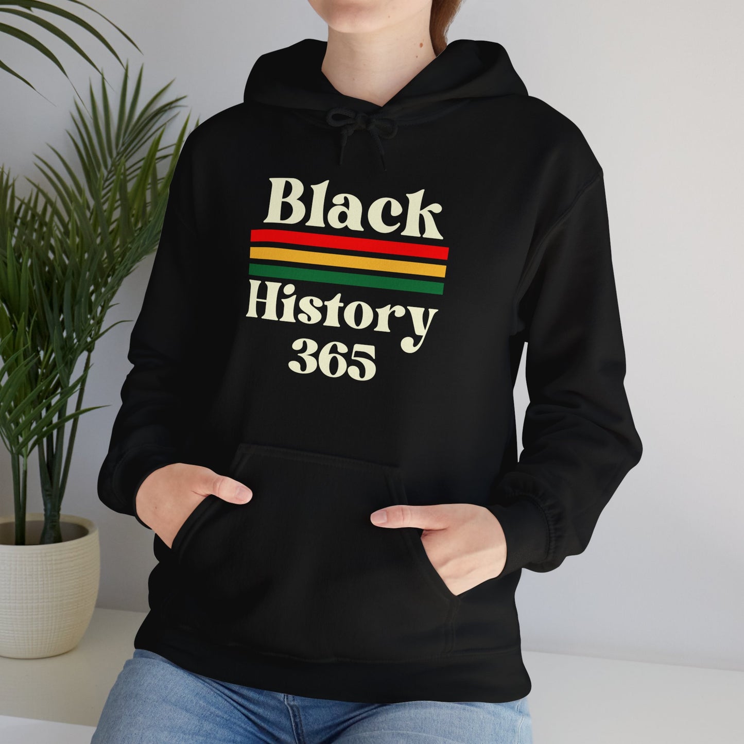 Chefao Black History 365, Unisex Heavy Blend Hooded Sweatshirt