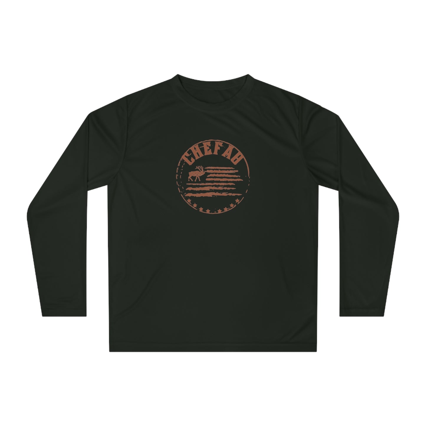 Chefao Hunting II, Unisex Performance Long Sleeve Shirt