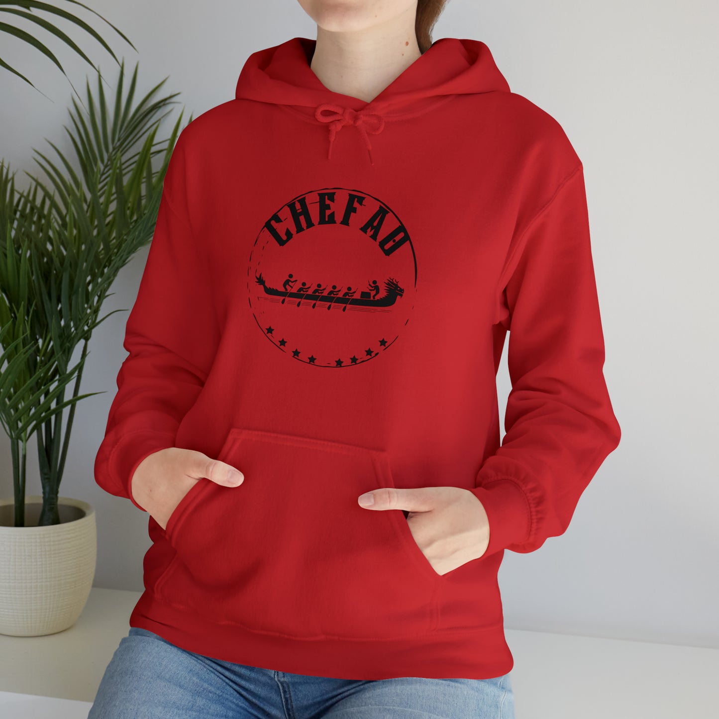 Chefao Dragonboat I, Unisex Heavy Blend Hooded Sweatshirt