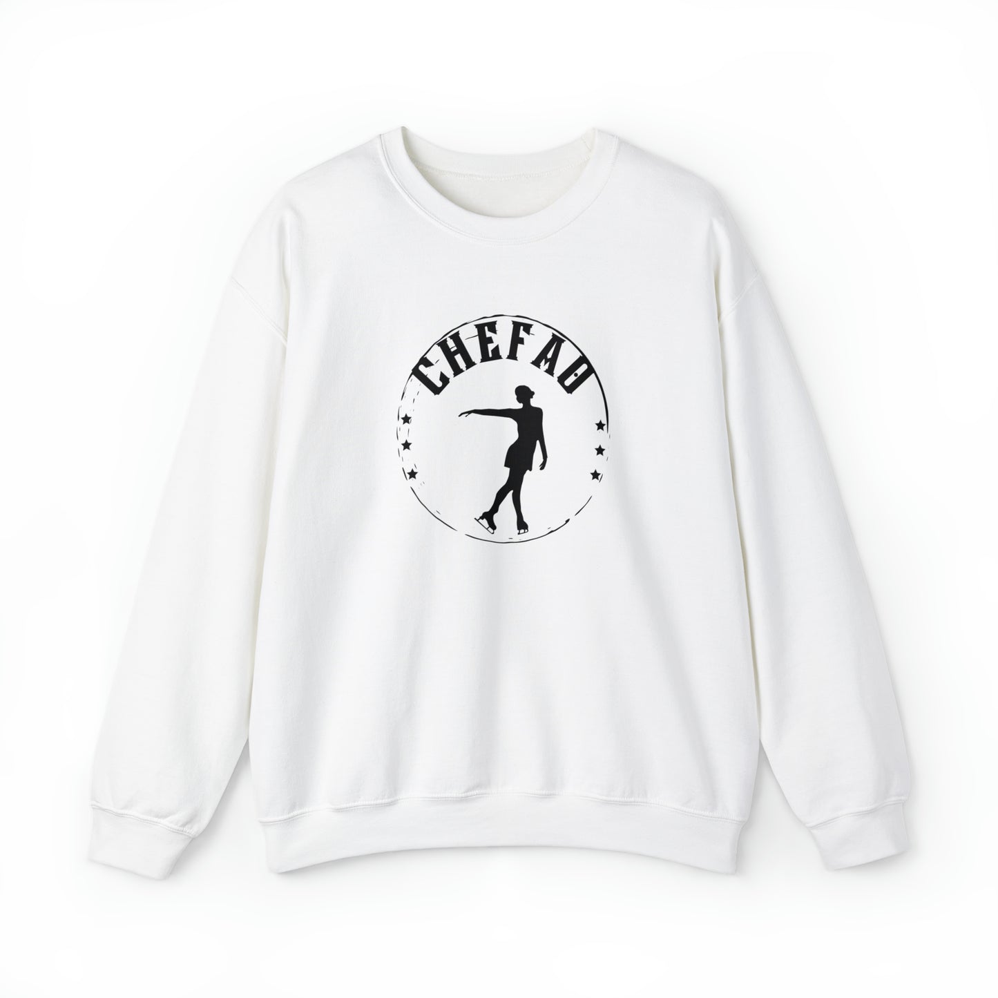 Chefao Ice Skating I, Unisex Heavy Blend Crewneck Sweatshirt