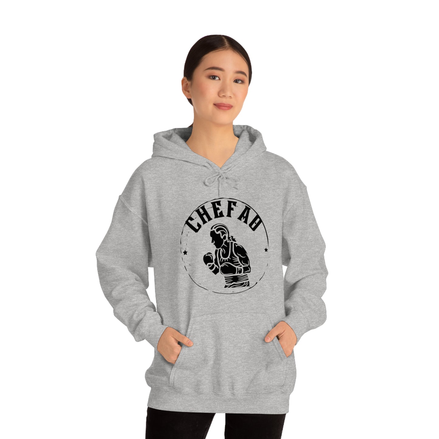 Chefao Boxer II, Unisex Heavy Blend Hooded Sweatshirt