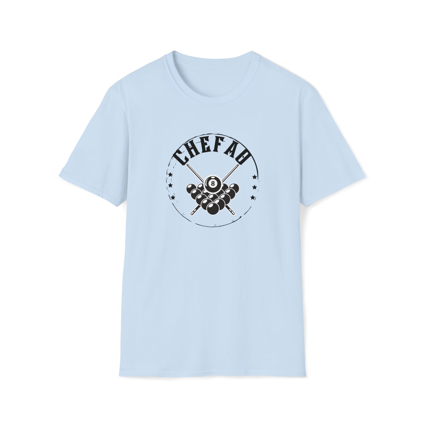 Chefao Billiards I, Unisex Softstyle T-Shirt