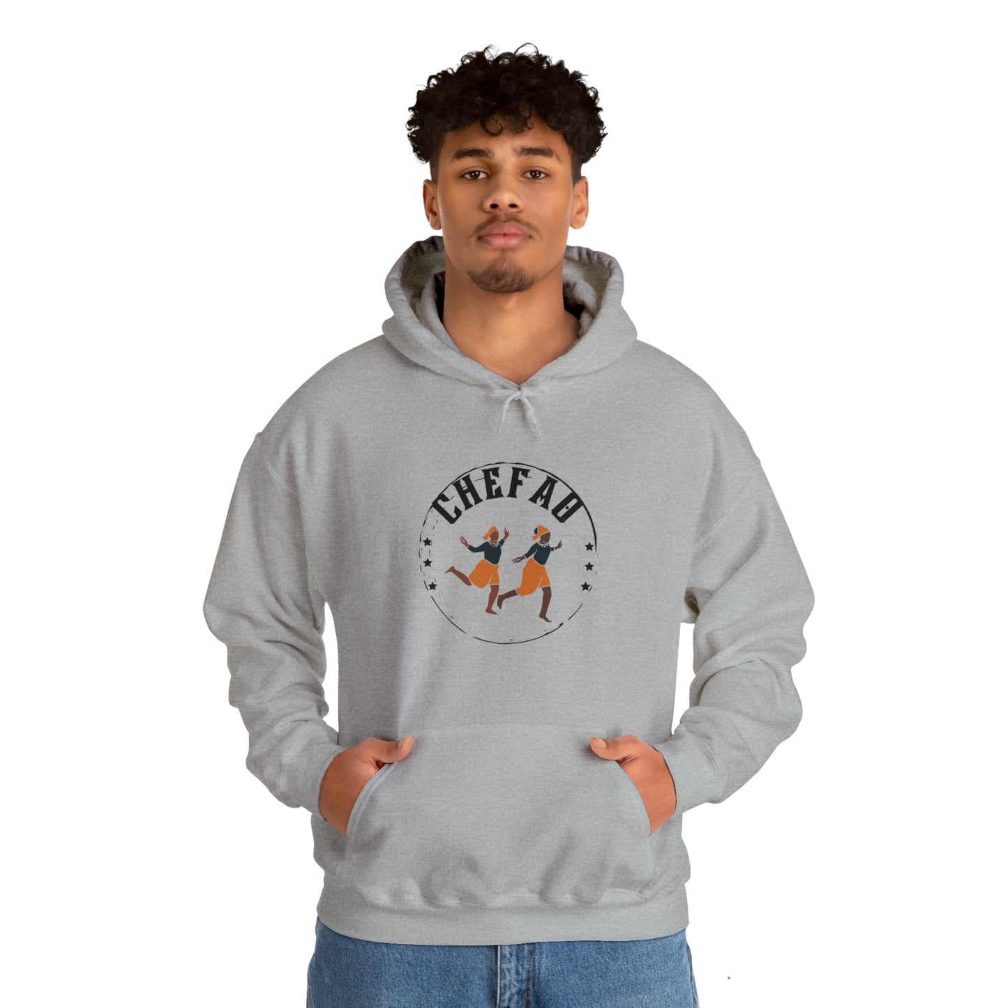 Chefao African Dance I, Unisex Heavy Blend Hooded Sweatshirt