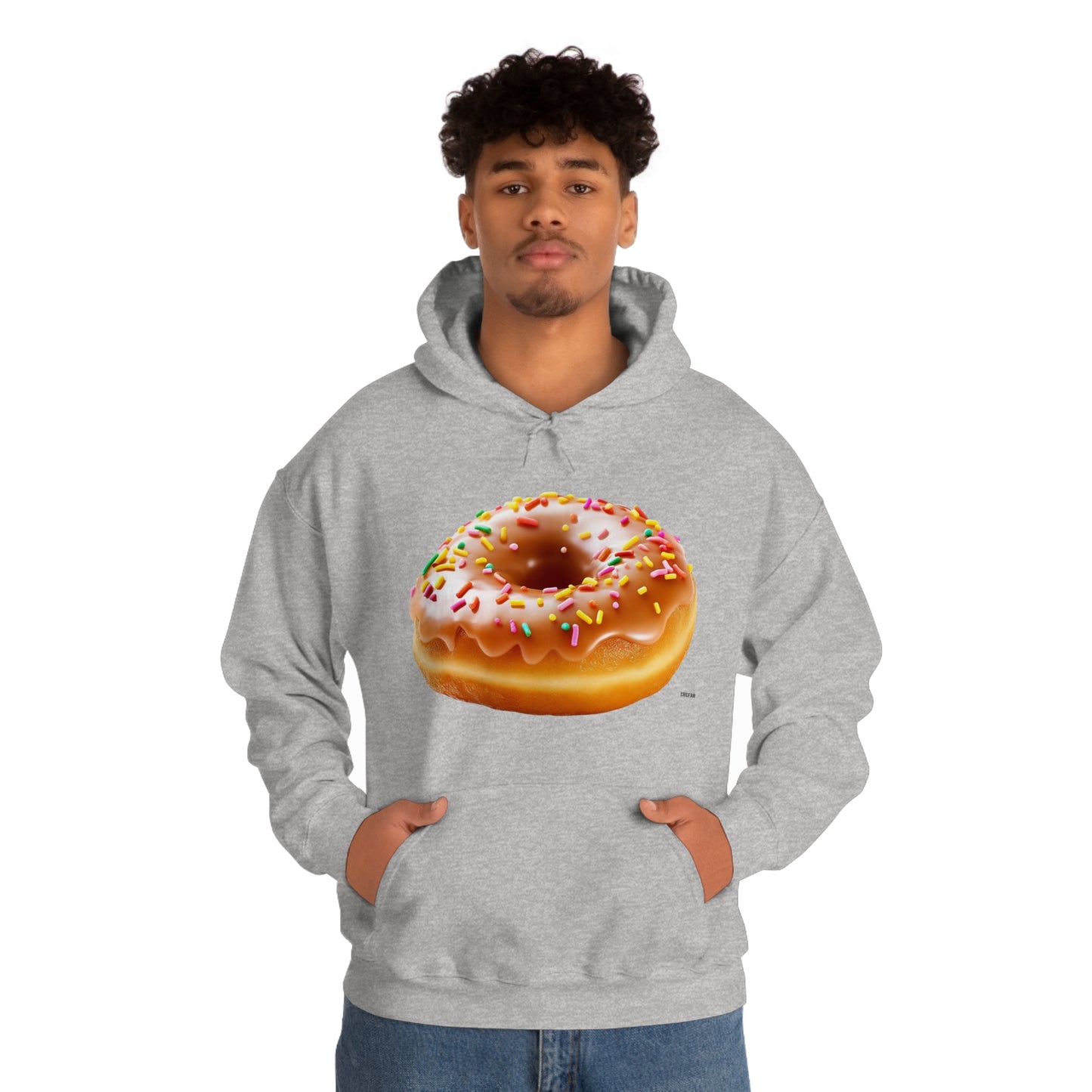 Sprinkled Donut, Unisex Heavy Blend Hooded Sweatshirt