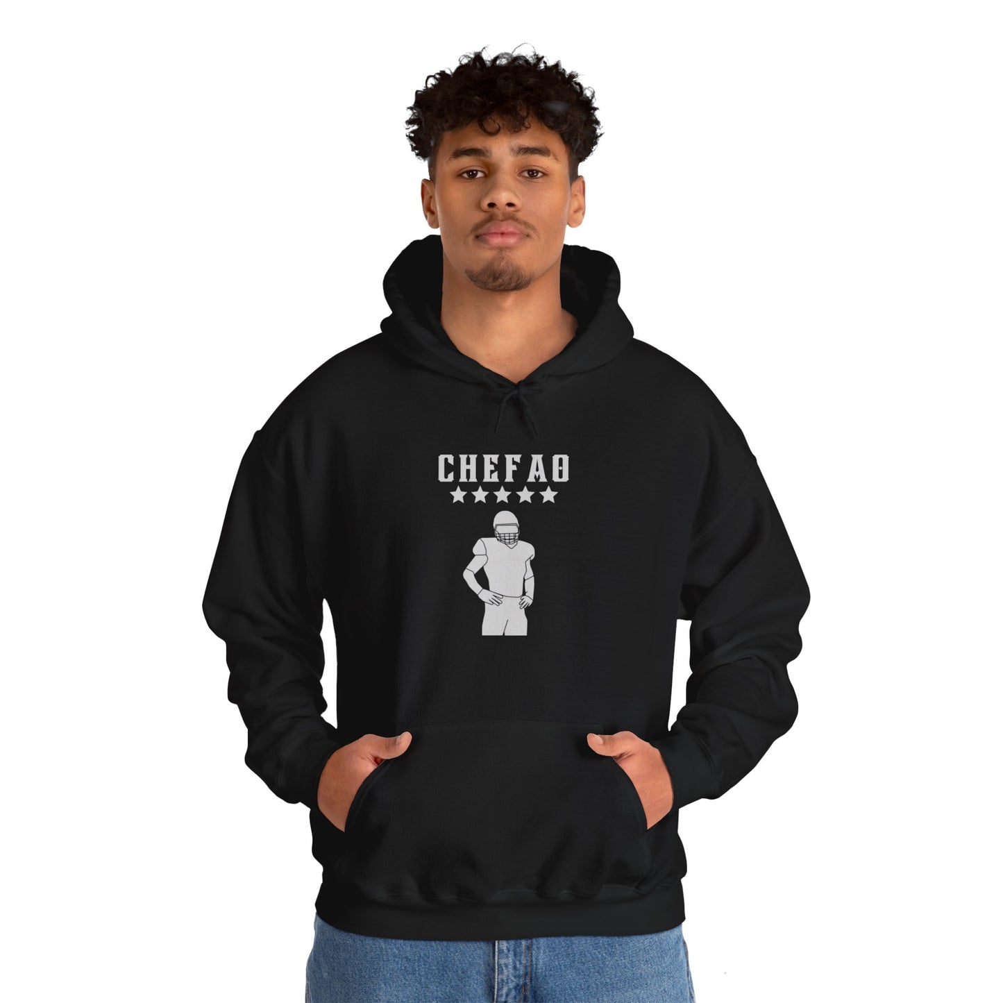 Chefao Football III, Unisex Heavy Blend Hooded Sweatshirt