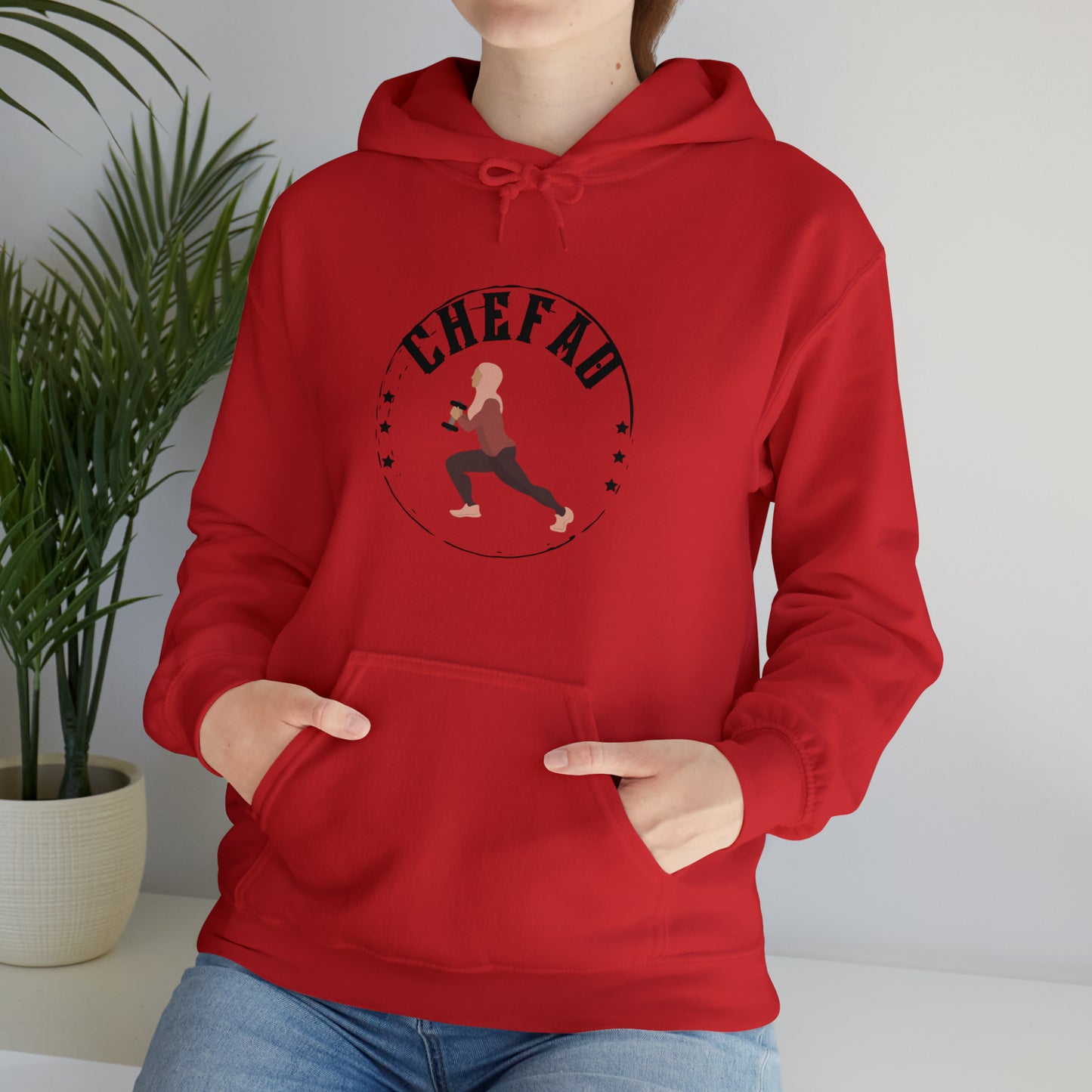 Chefao Fit I, Unisex Heavy Blend Hooded Sweatshirt