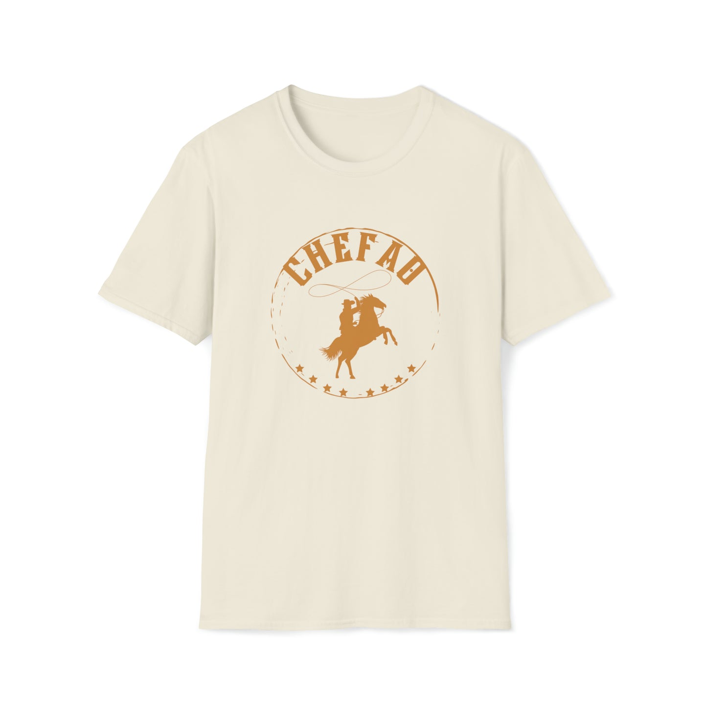 Chefao Cowboy V, Unisex Softstyle T-Shirt