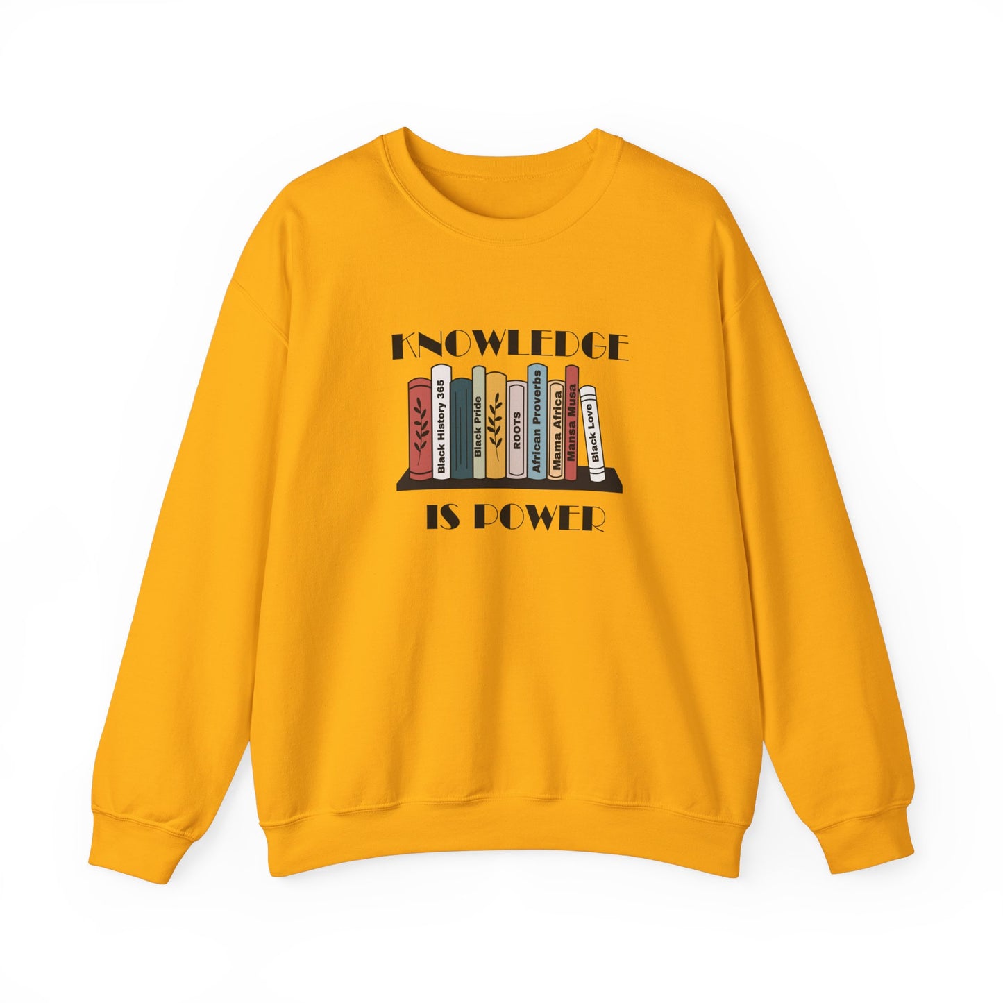 Chefao Knowledge is Power I, Unisex Heavy Blend™ Crewneck Sweatshirt