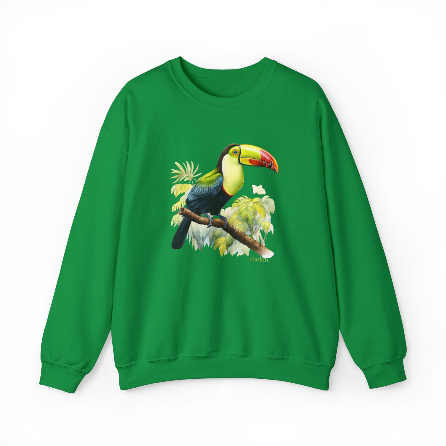 Keel Billed Toucan I, Unisex Heavy Blend Crewneck Sweatshirt